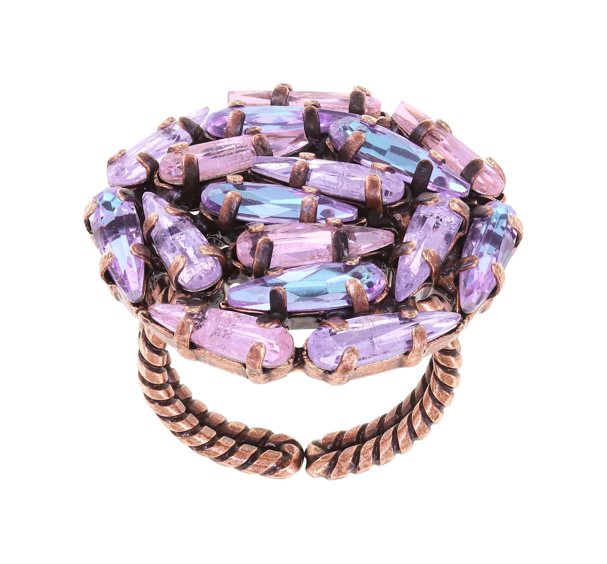 image for Ring Jumping Drops Beige / Lila  