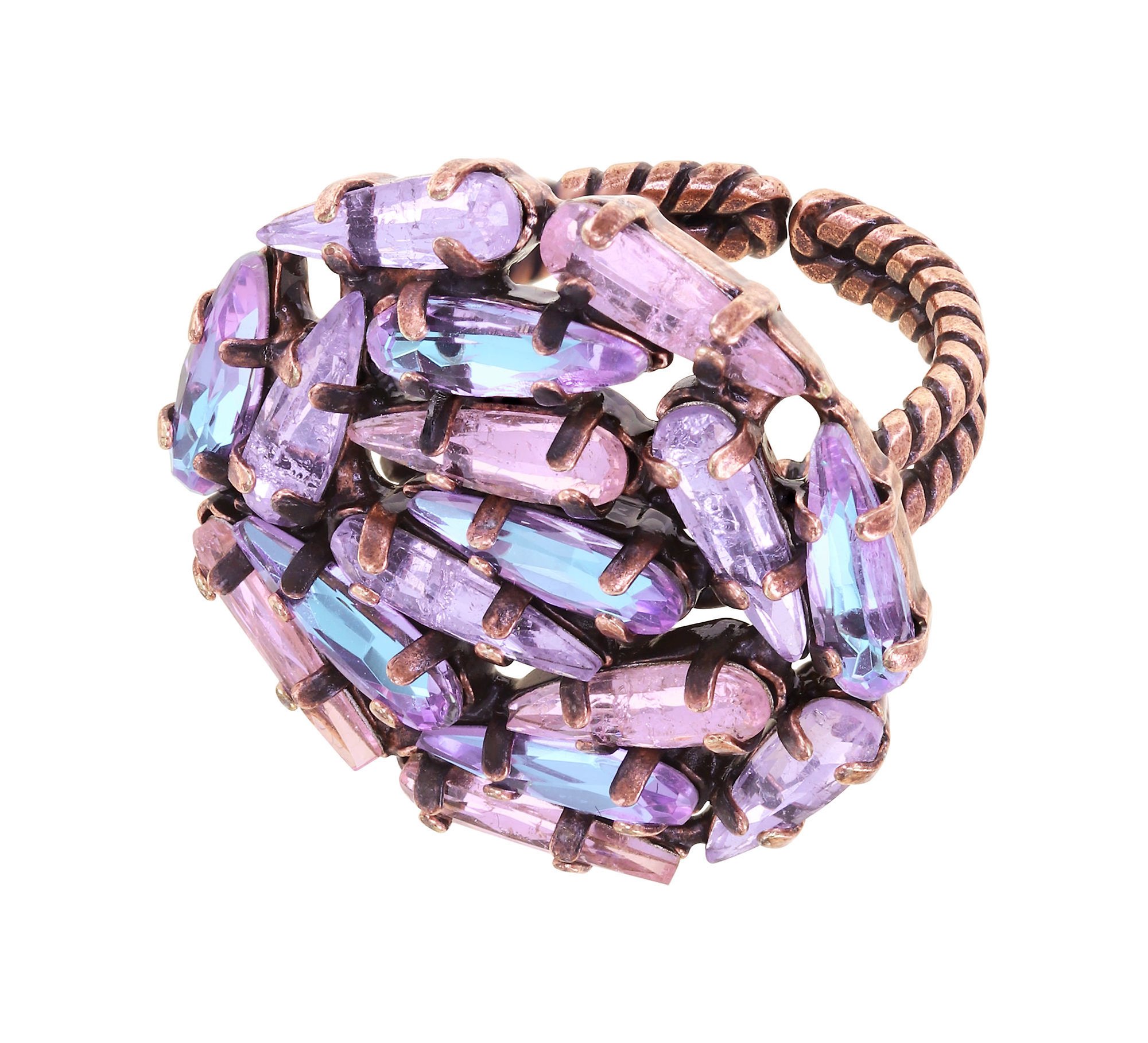 image for Ring Jumping Drops Beige / Lila  