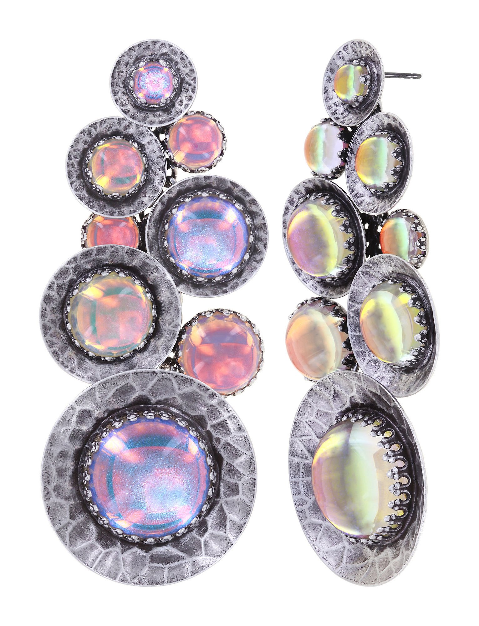 image pour Clou d'oreille pendant Honey Drops in Space Multi Pastel  