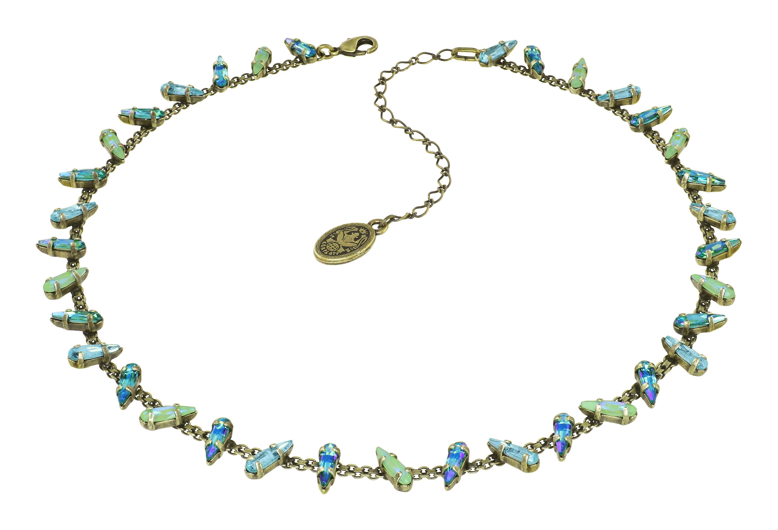 image for Necklace Jumping Drops Green  