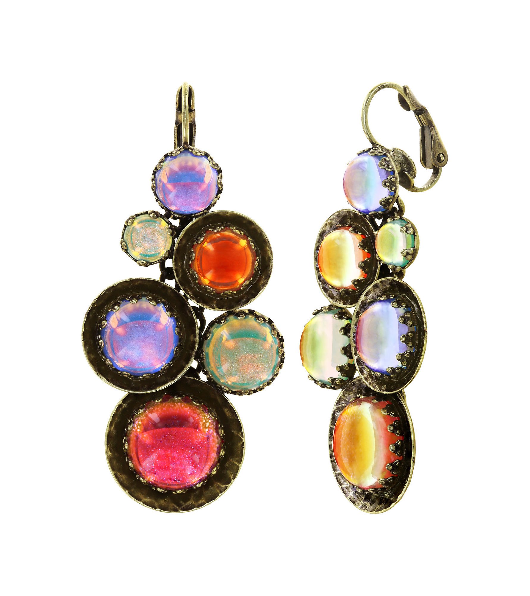 image for Earring Eurowire Honey Drops in Space Multi  