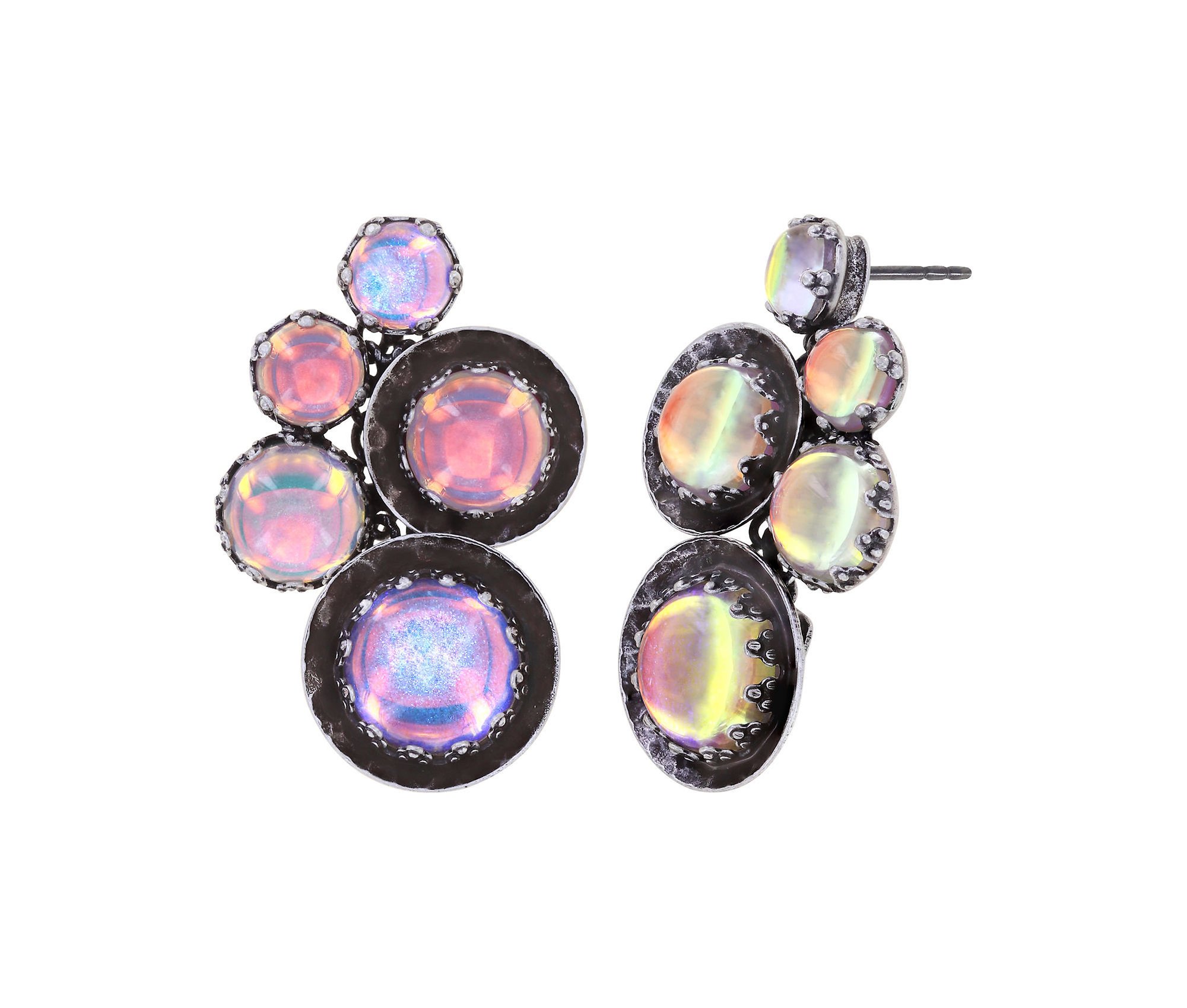 image pour Clou d'oreille Honey Drops in Space Multi Pastel  