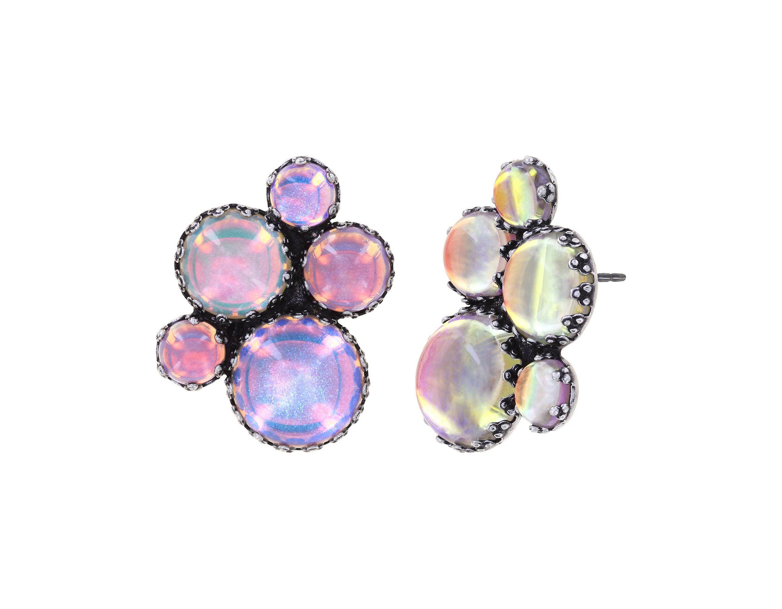 image for Earring Stud Honey Drops in Space Pastel Multi  