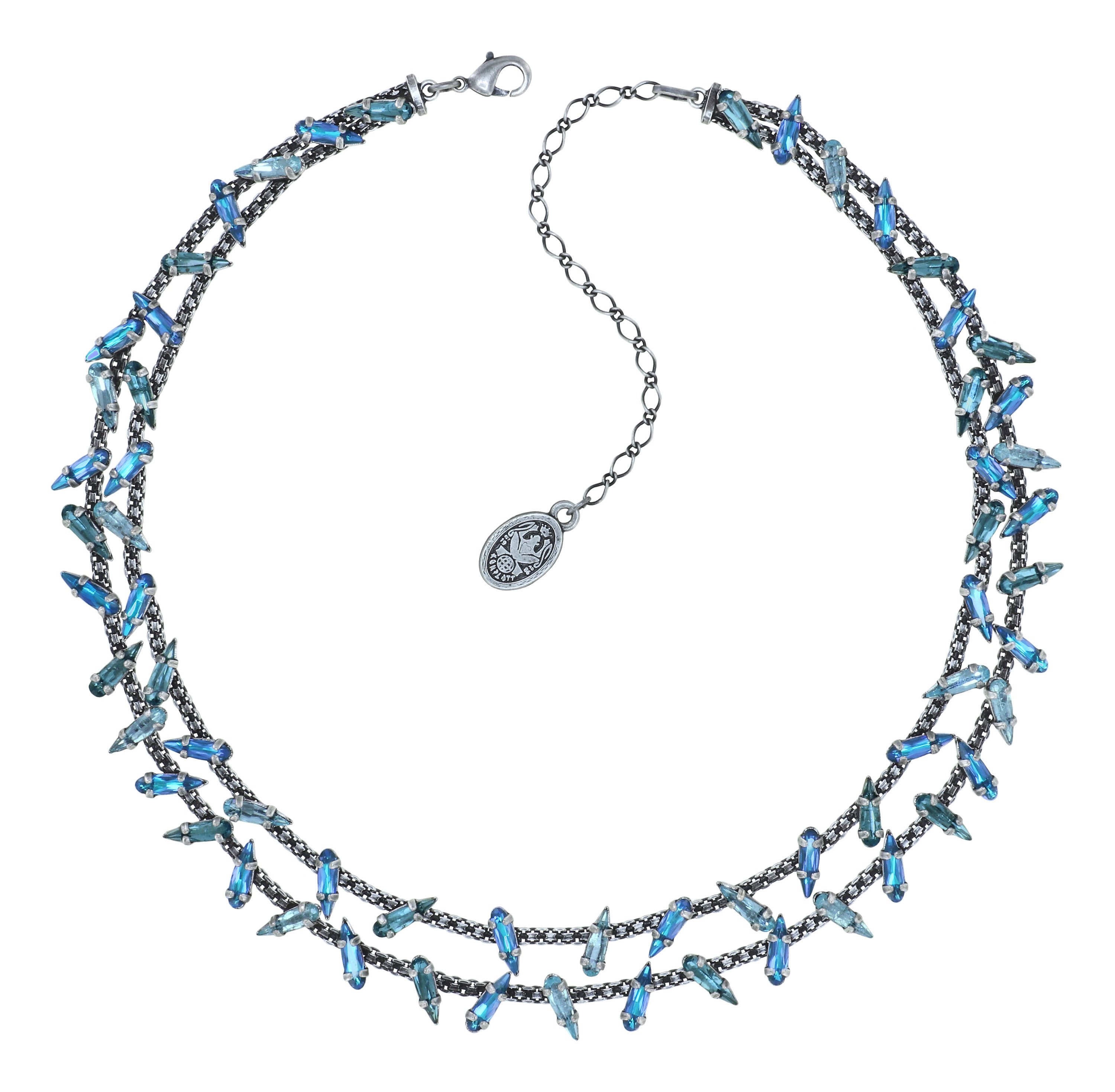 image pour Collier Jumping Drops Bleu  