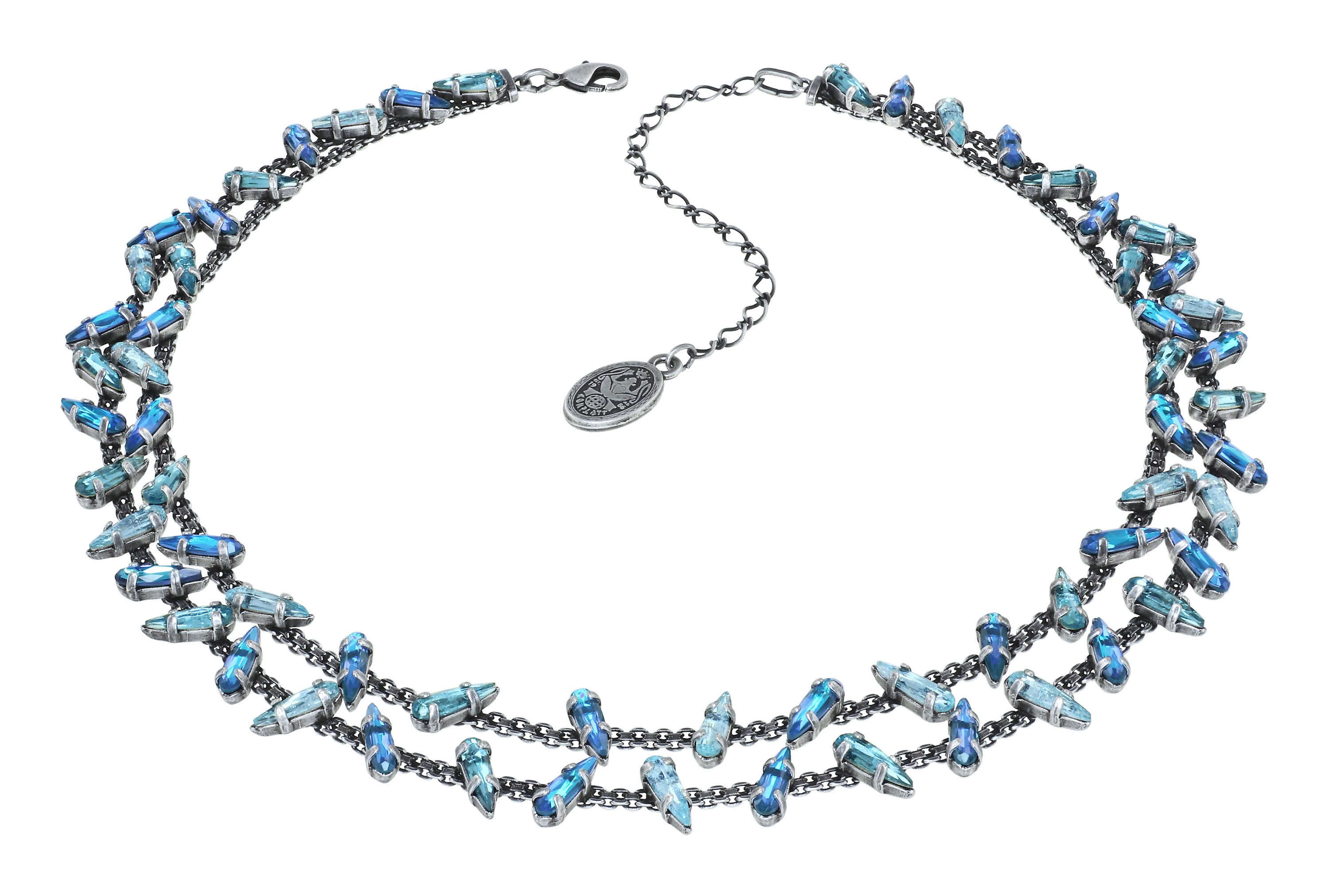 image for Necklace Jumping Drops Blue  