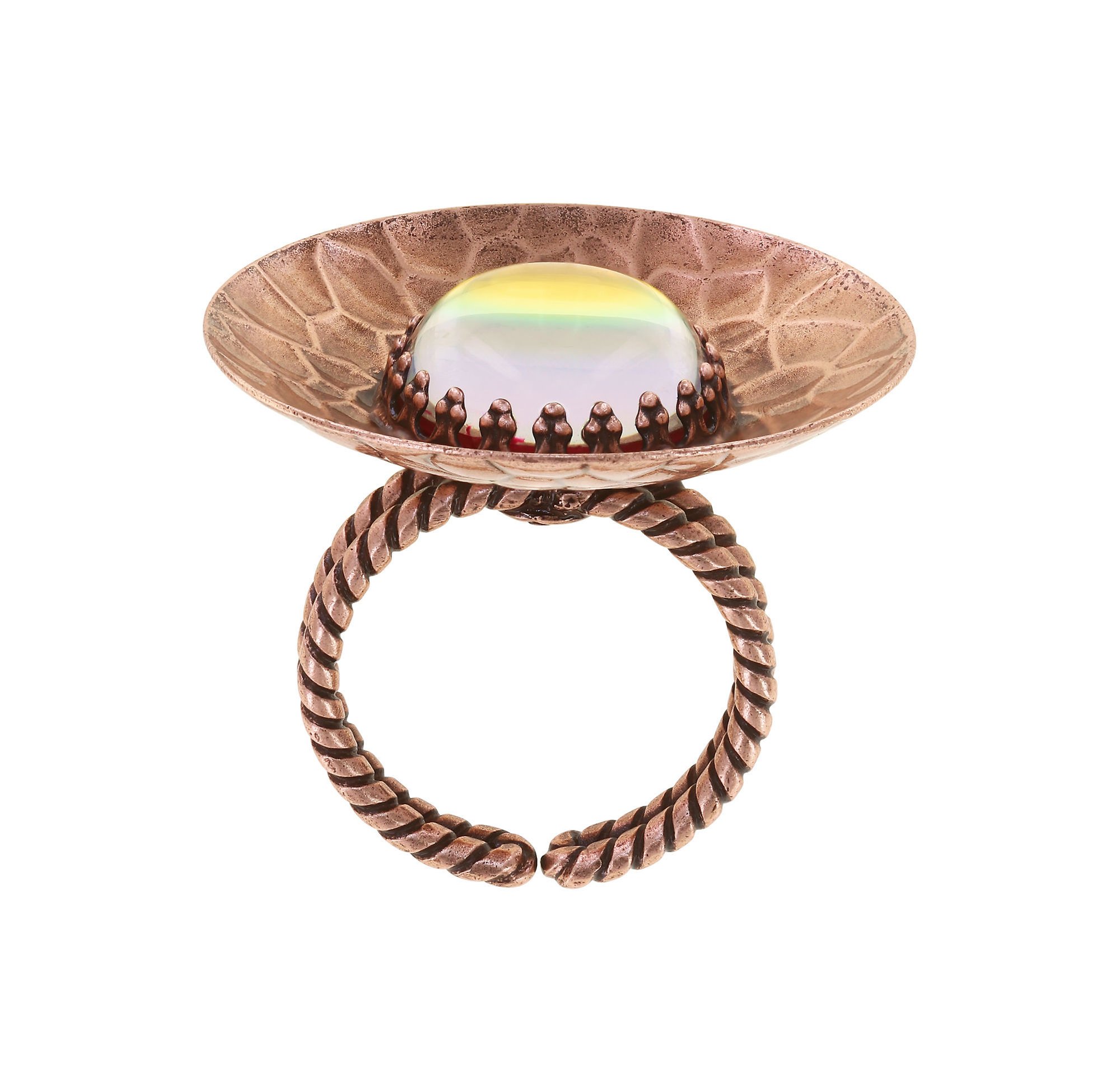 image for Ring Honey Drops in Space Orange  size XL