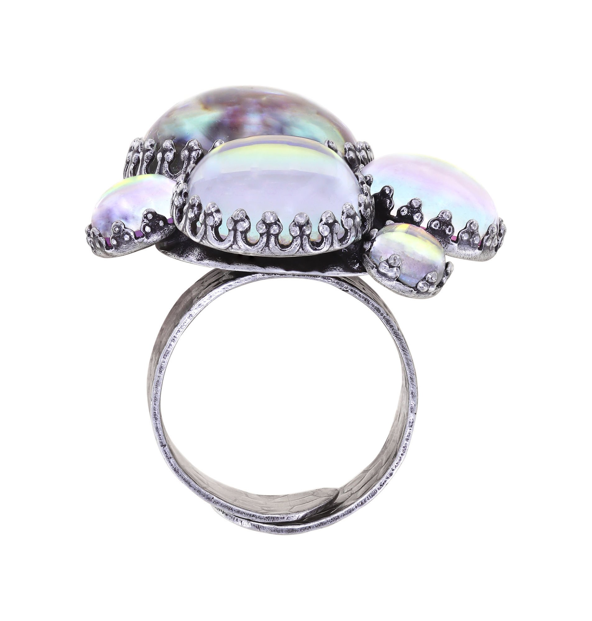 image pour Anneau Honey Drops in Space Multi Pastel  