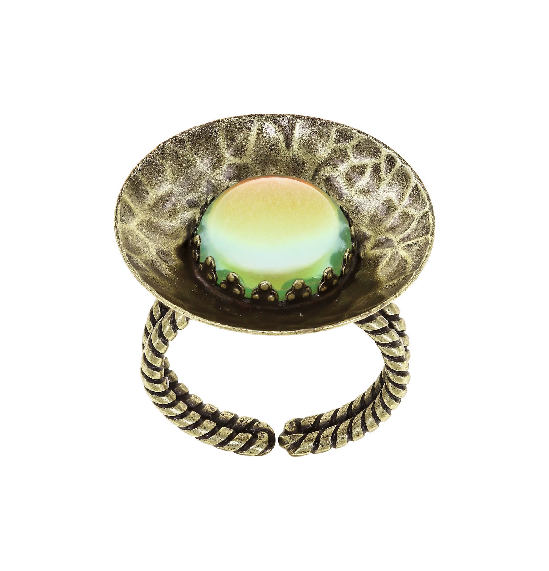 image for Ring Honey Drops in Space Multi  size L
