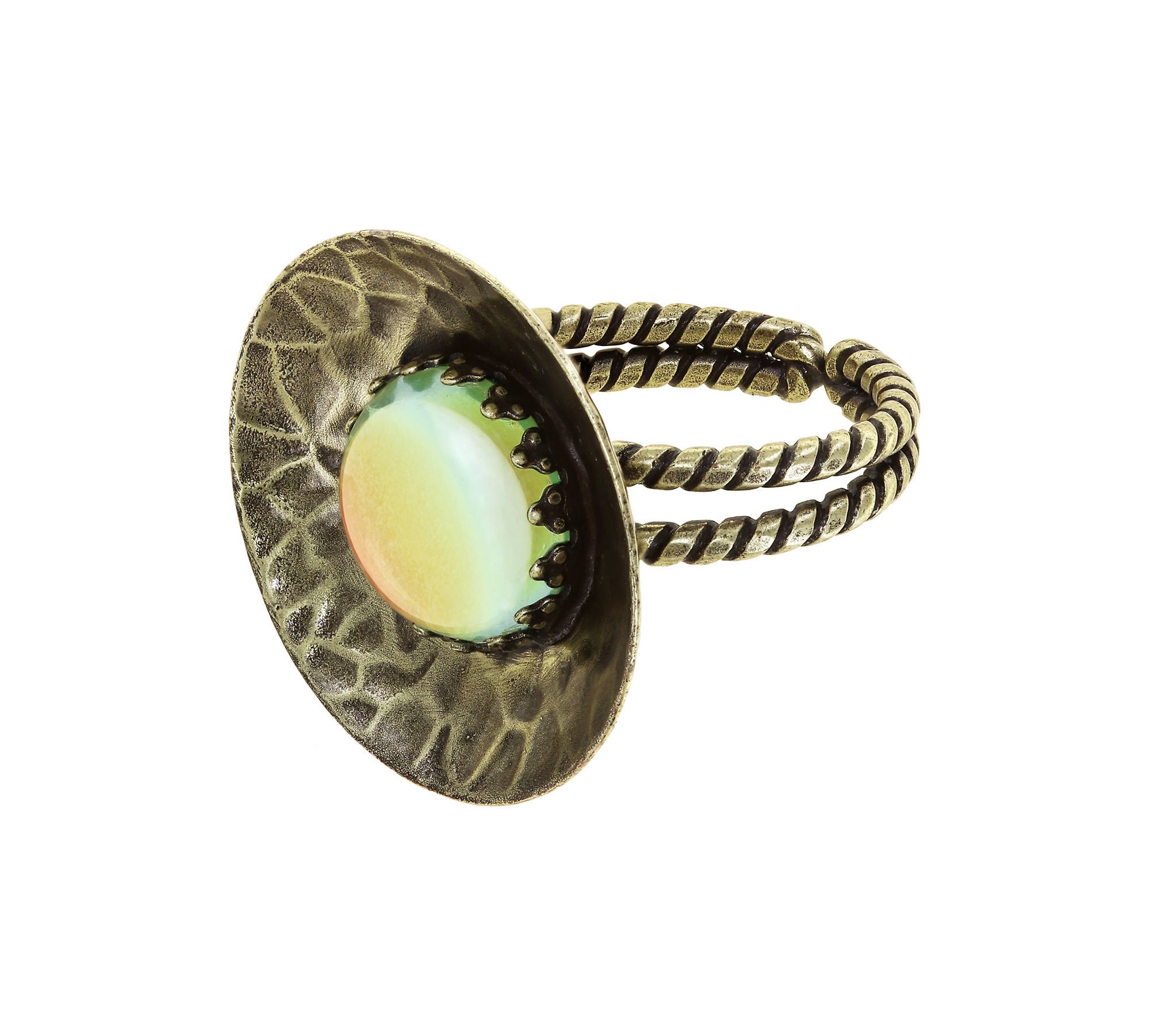 image for Ring Honey Drops in Space Multi  size L