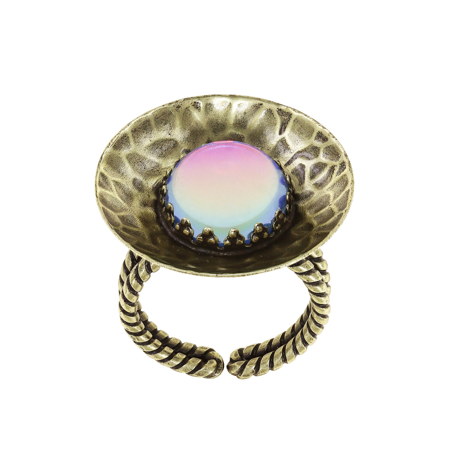 image for Ring Honey Drops in Space Multi  size L