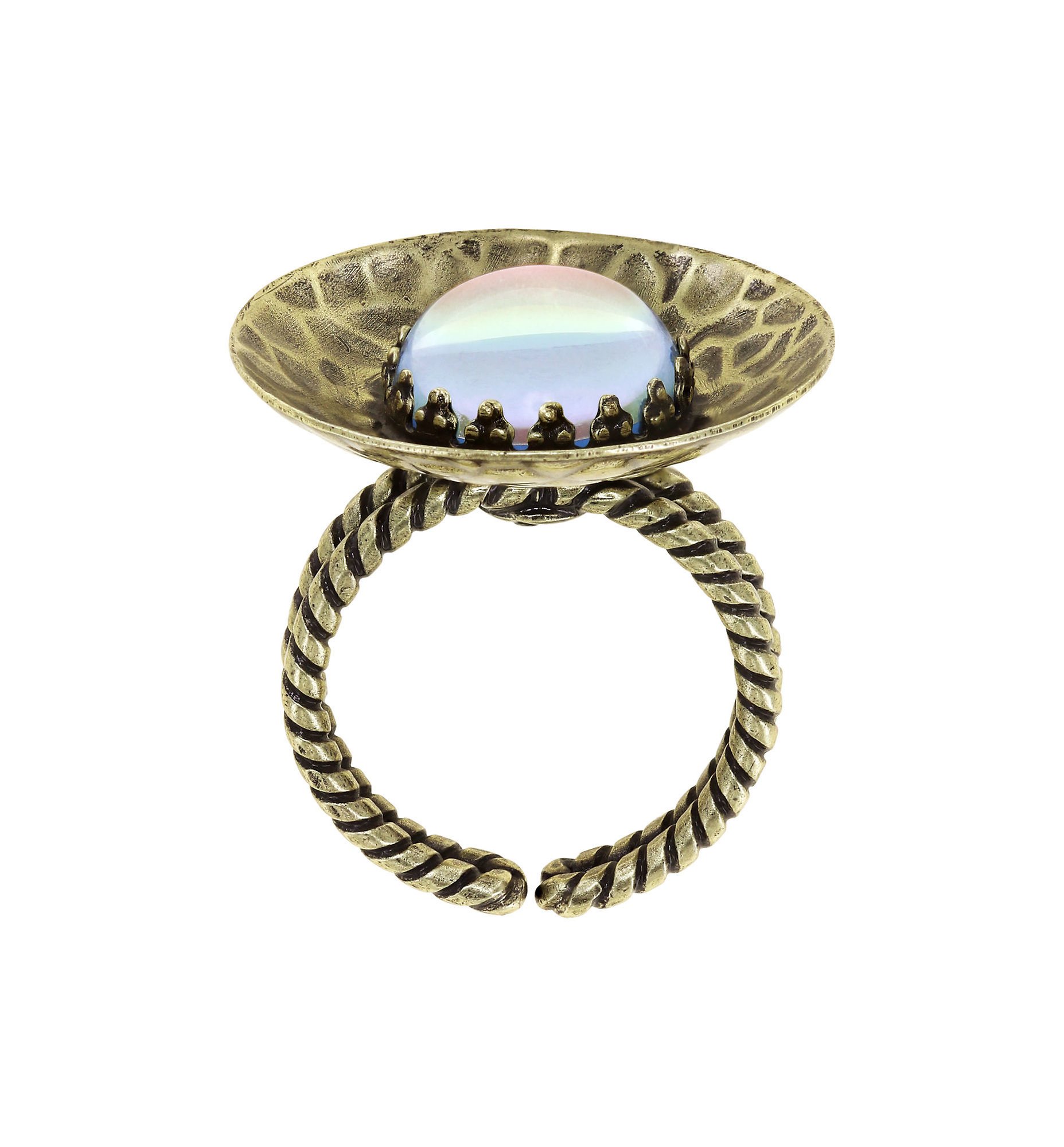 image for Ring Honey Drops in Space Multi  size L