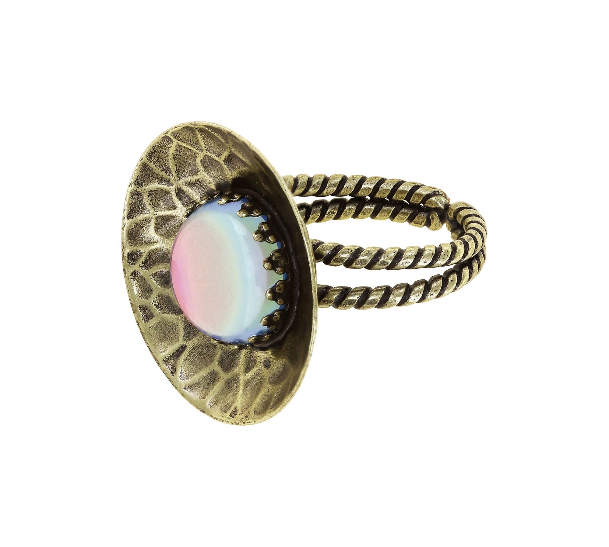 image for Ring Honey Drops in Space Multi  size L