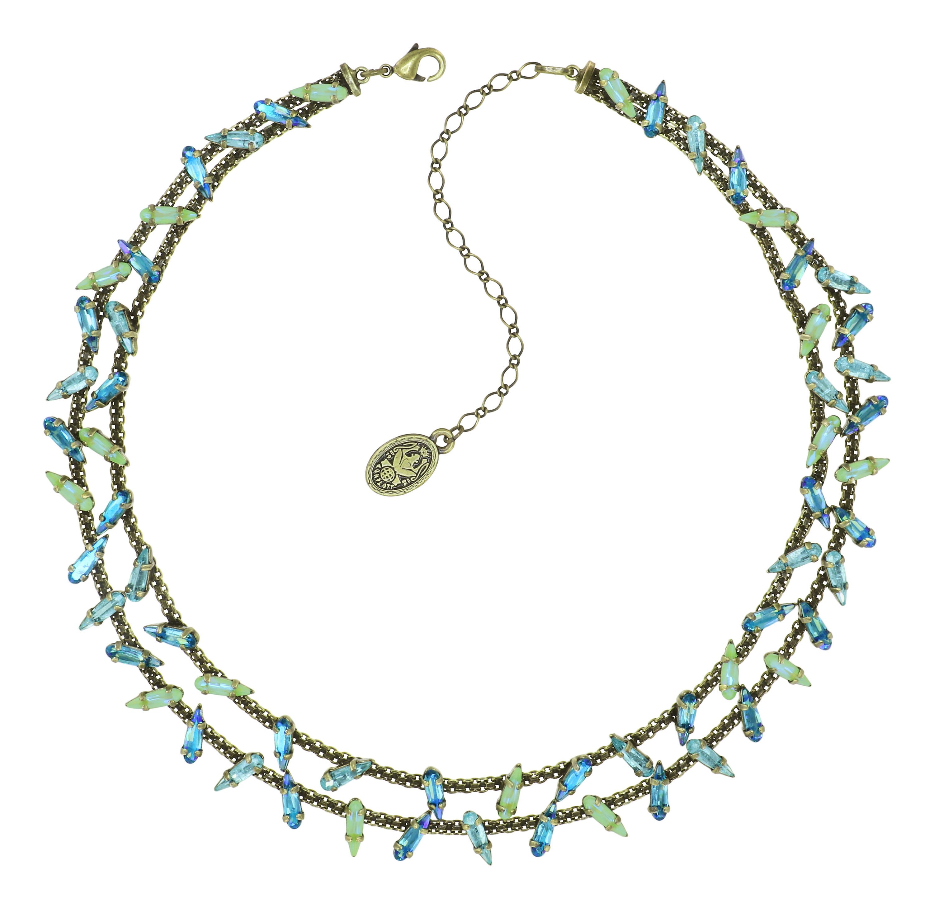 image for Necklace Jumping Drops Green  