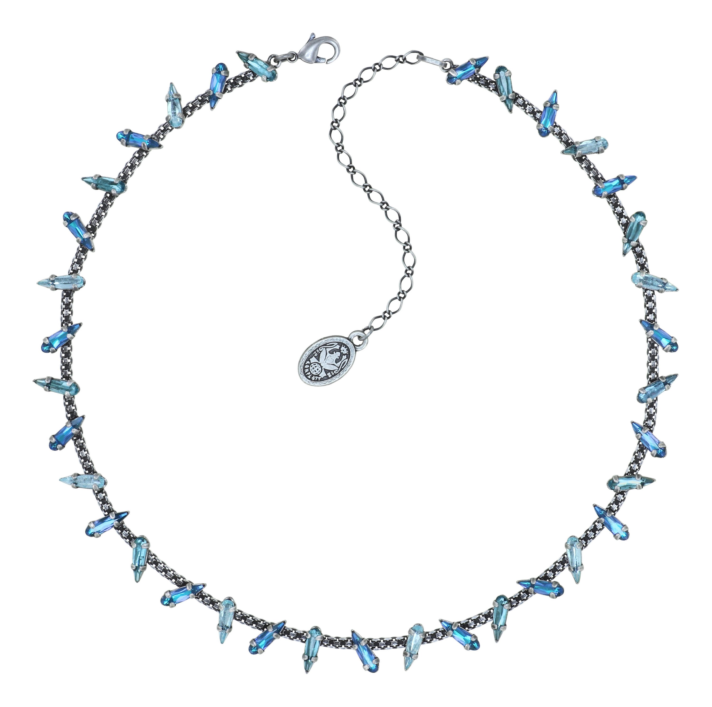 image for Necklace Jumping Drops Blue  