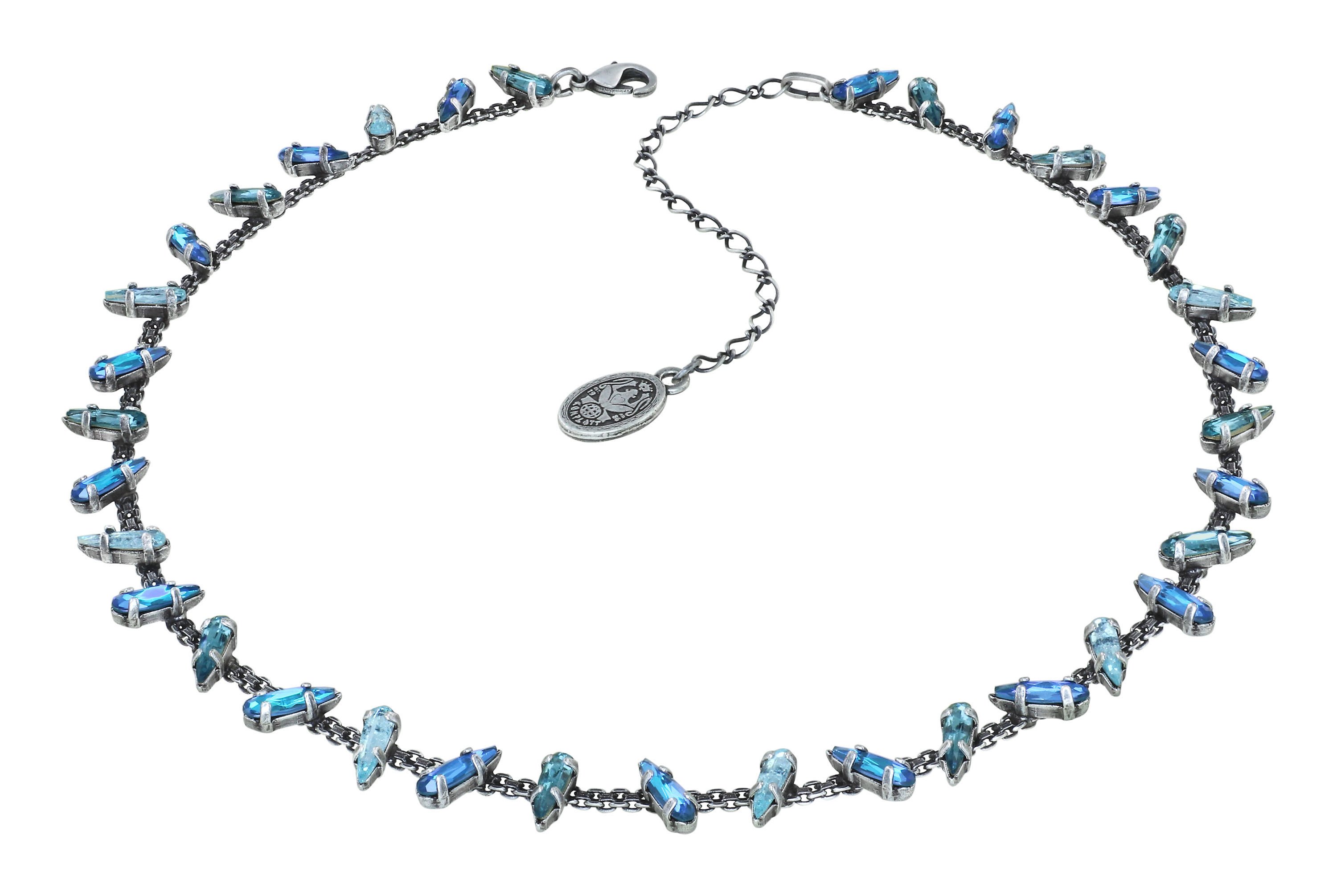 image for Necklace Jumping Drops Blue  