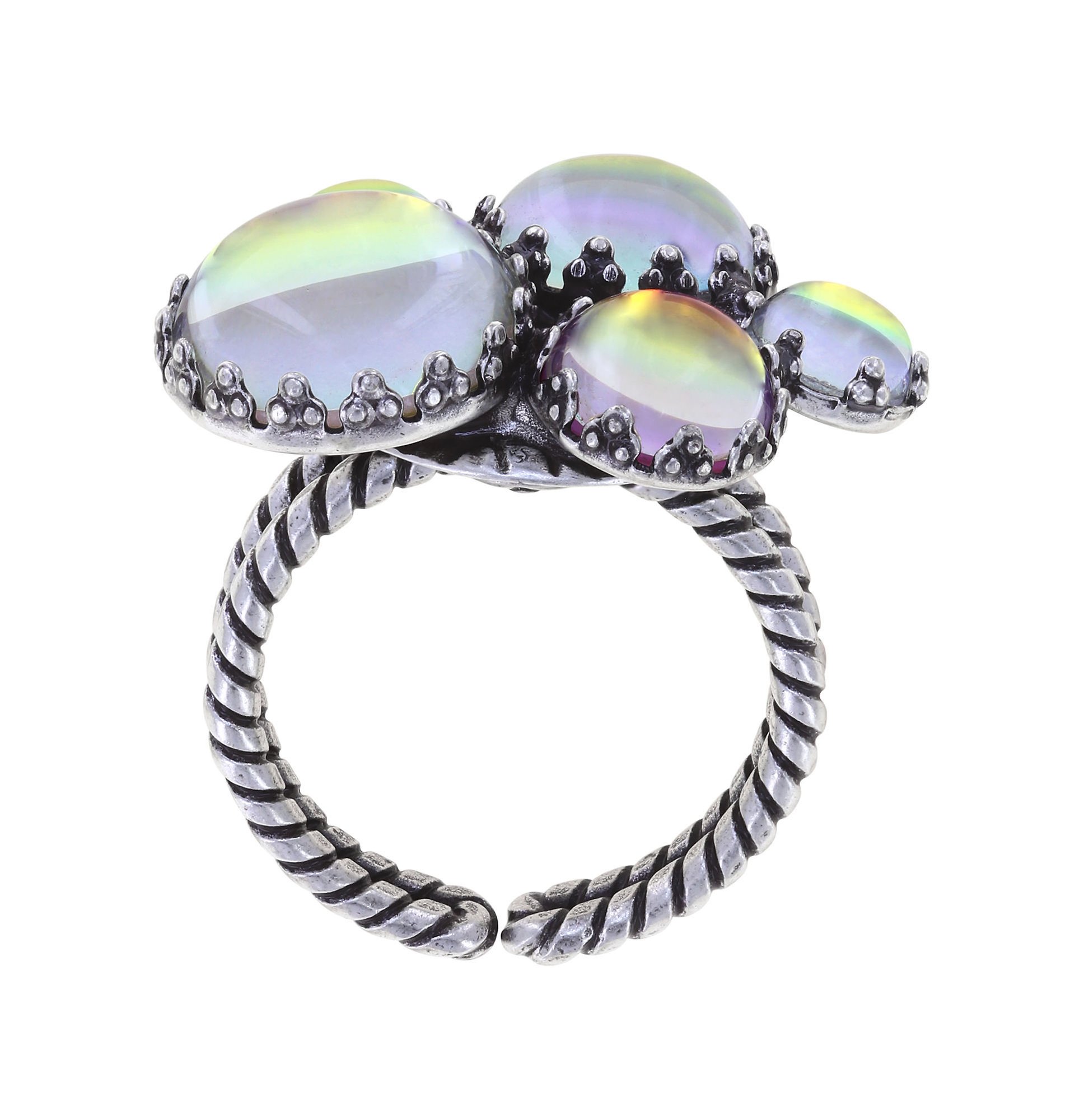 Bild für Ring Honey Drops in Space Pastell Multi  