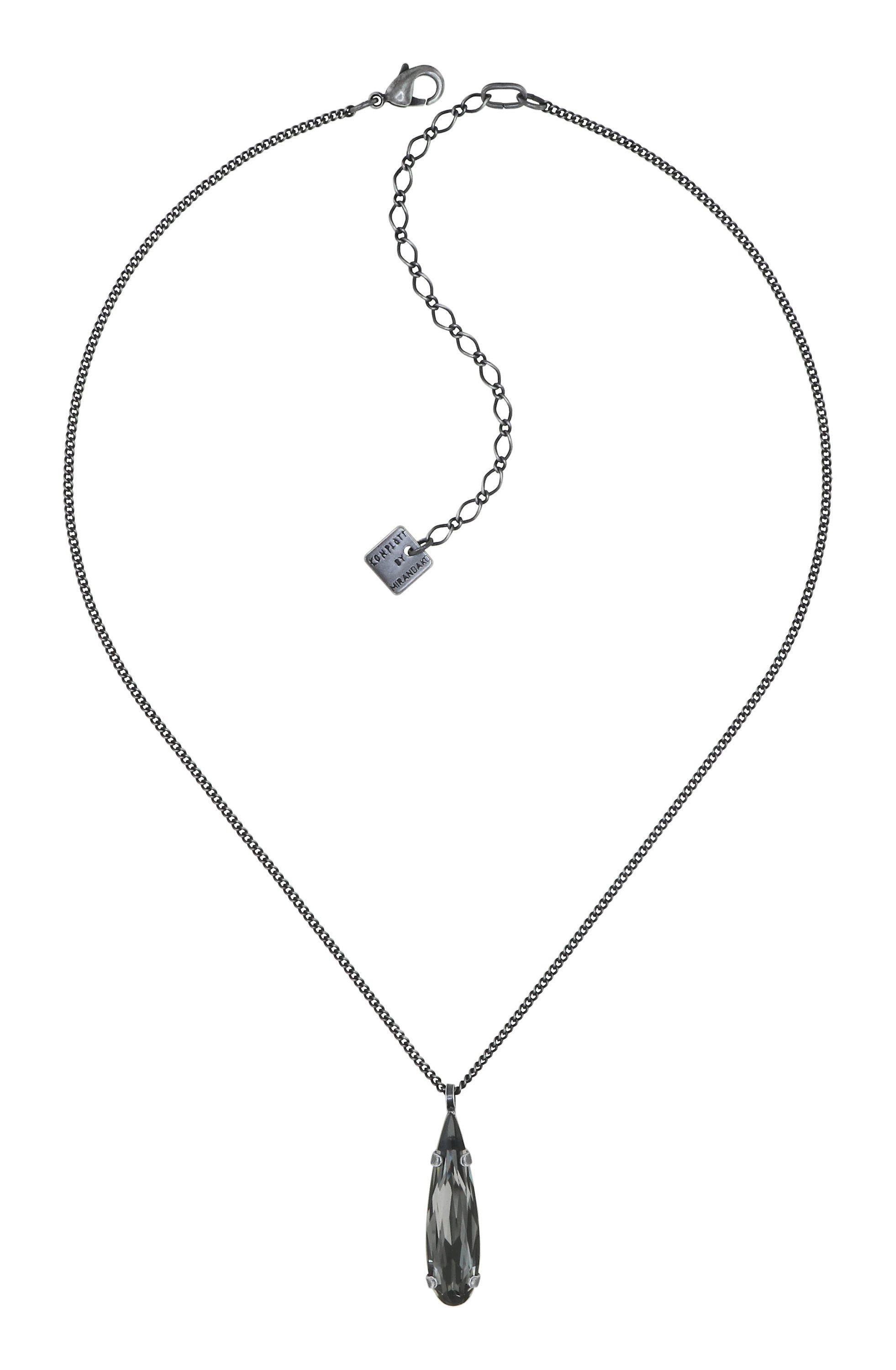 image pour Collier pendant Jumping Drops Noir  