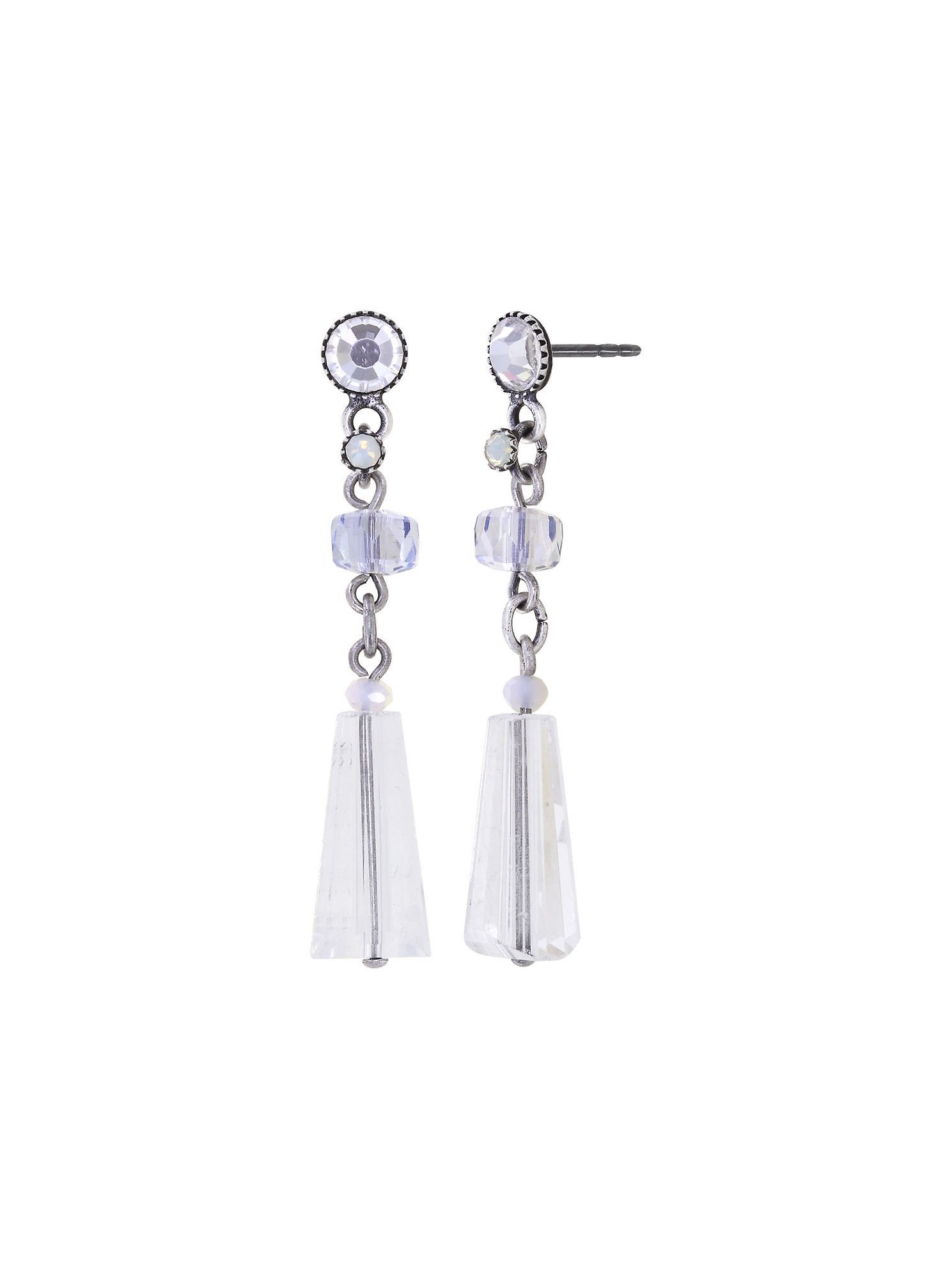 Bild für Ohrstecker baumelnd Bead Snake Jelly Weiß  