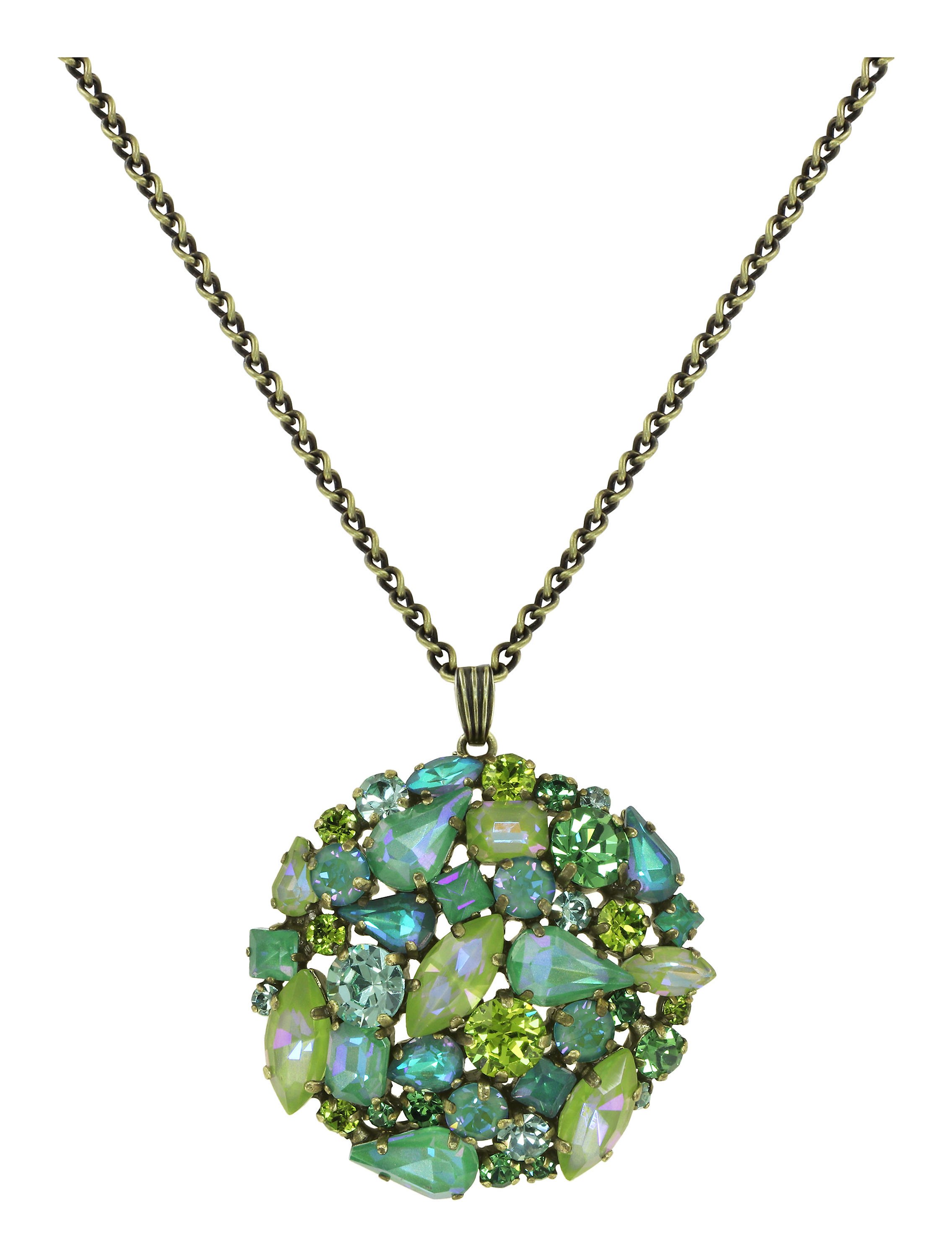image for Necklace Pendant (Long) Ballroom Green  size L