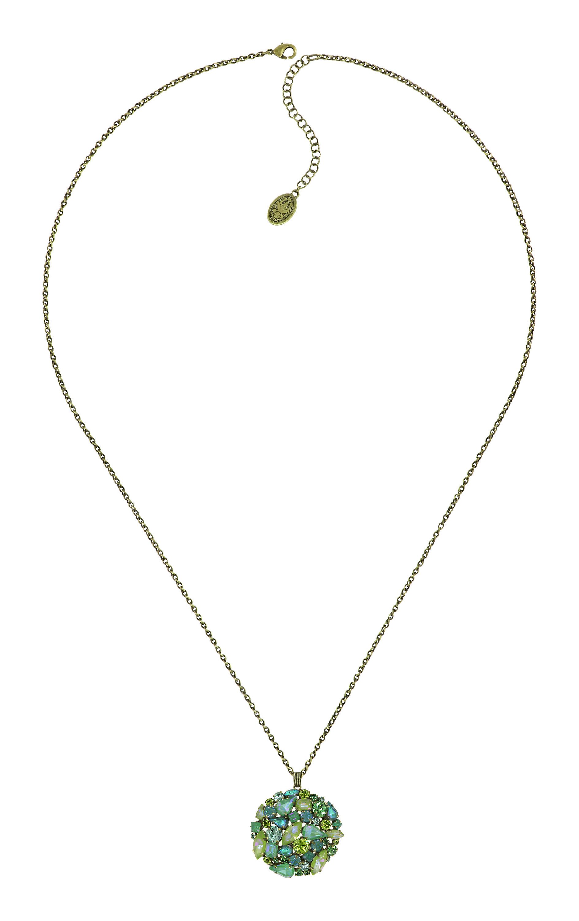 image for Necklace Pendant (Long) Ballroom Green  size L