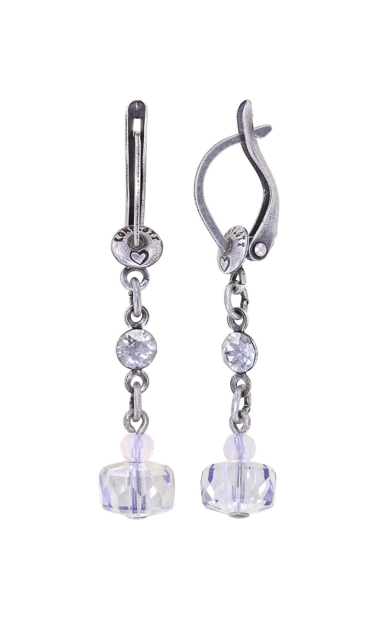 Bild für Ohrringe baumelnd Bead Snake Jelly Weiß  