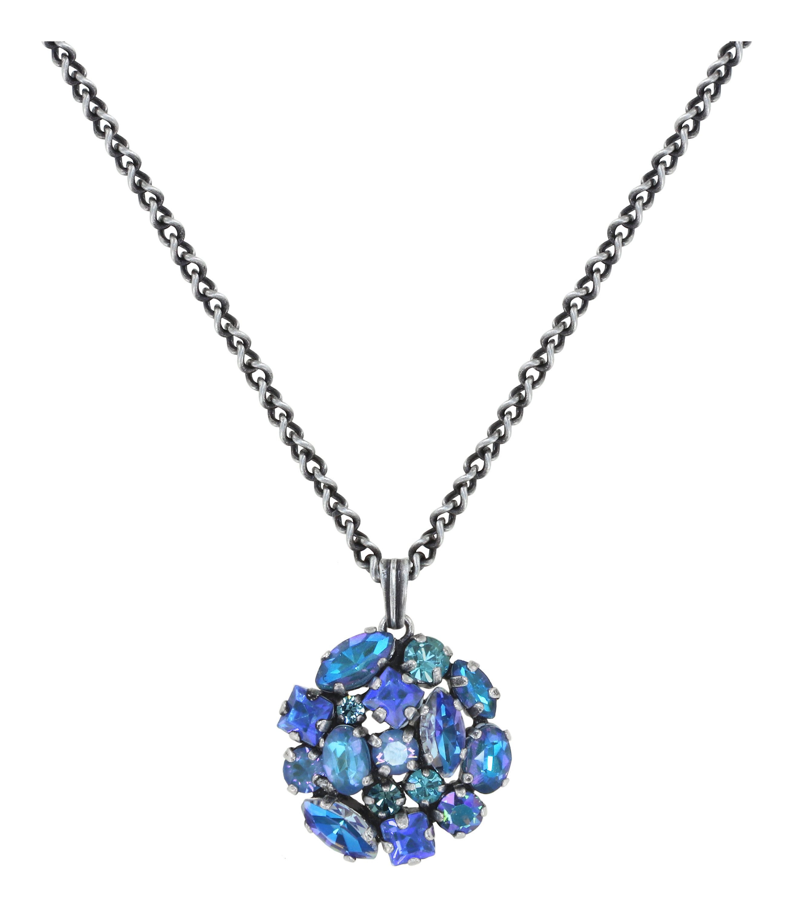 image pour Collier pendant (long) Ballroom Bleu  size S