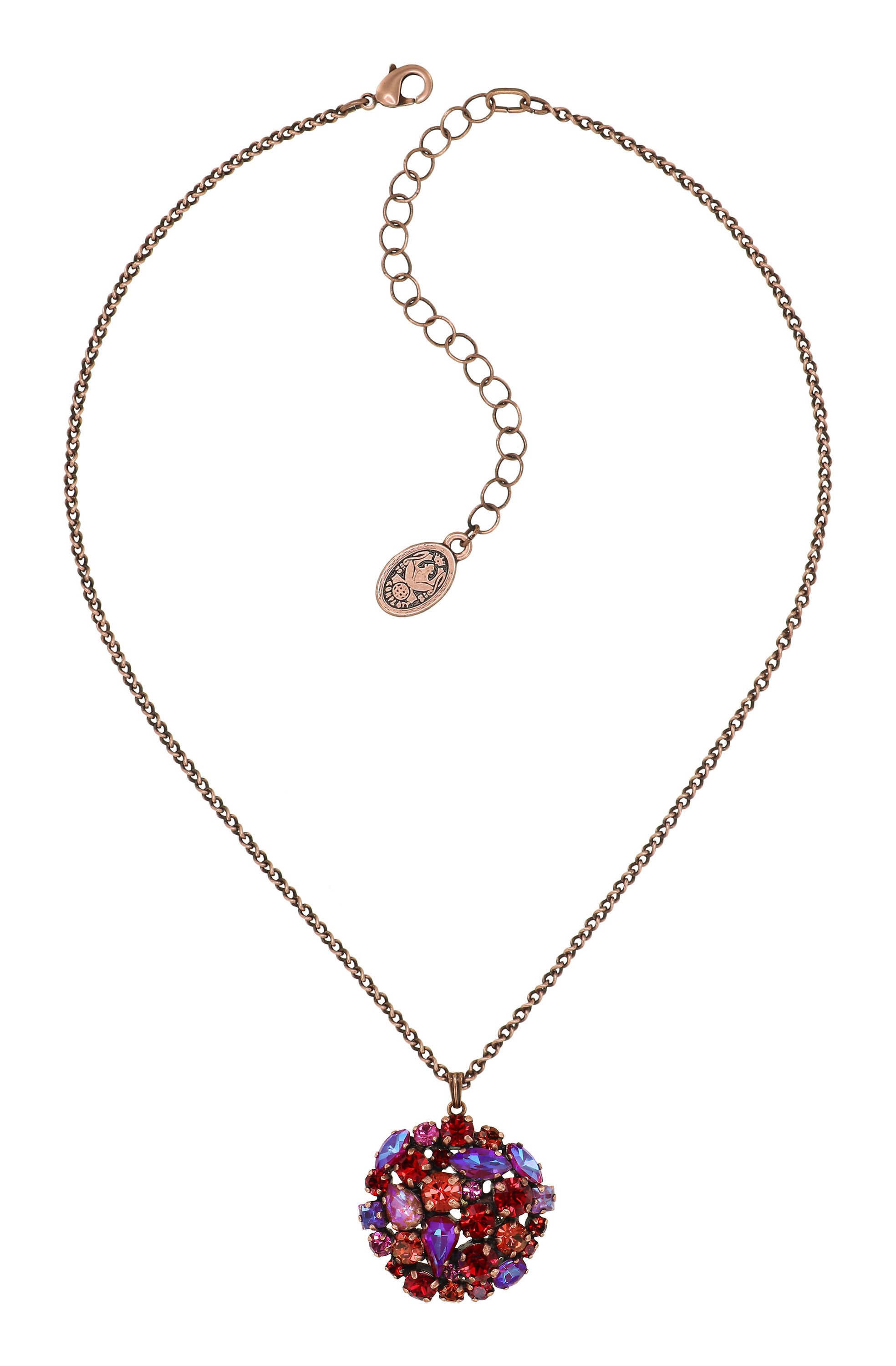 image pour Collier pendant Ballroom Rouge / Rose  size M