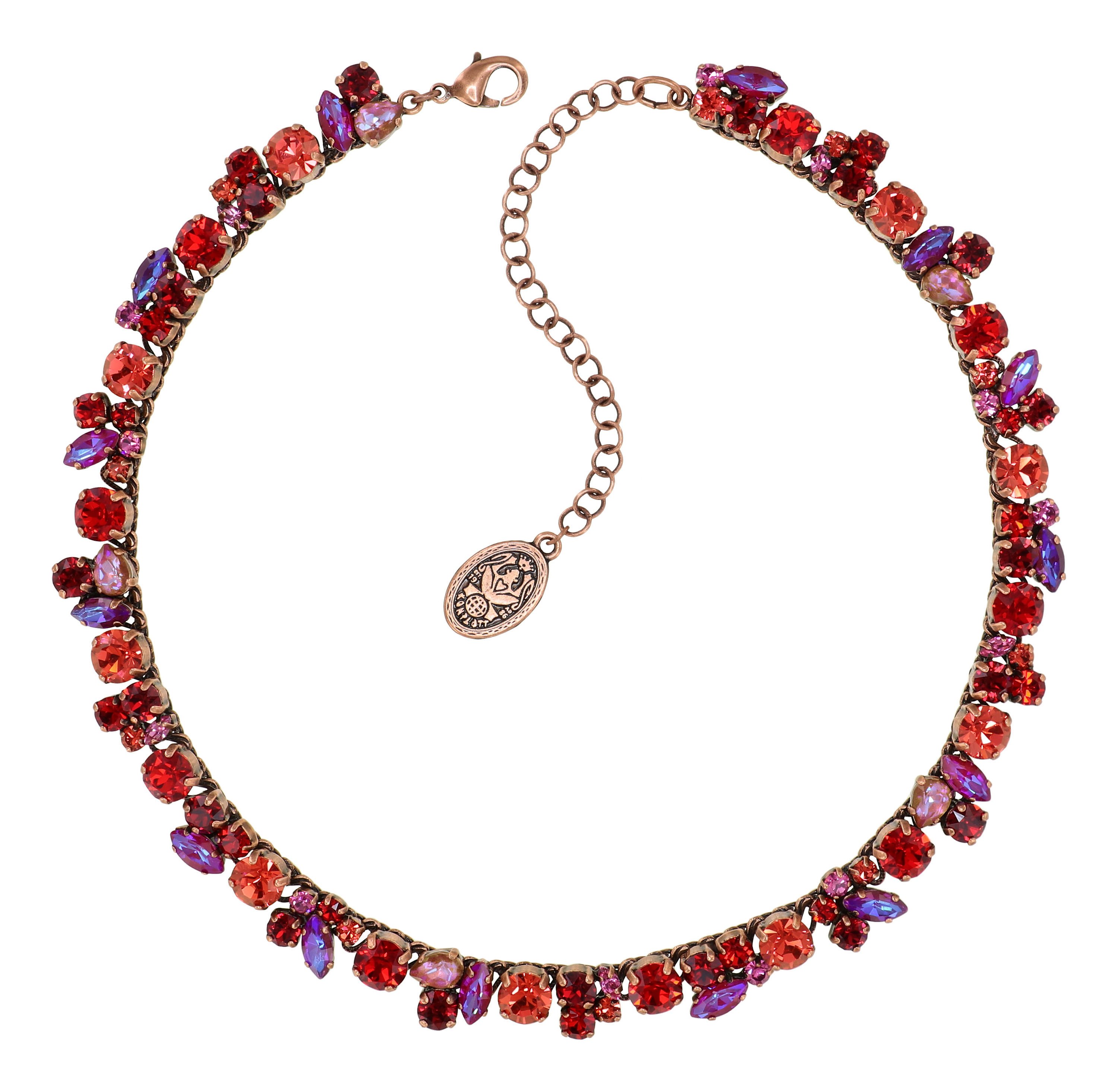 image pour Collier Ballroom Rouge / Rose  