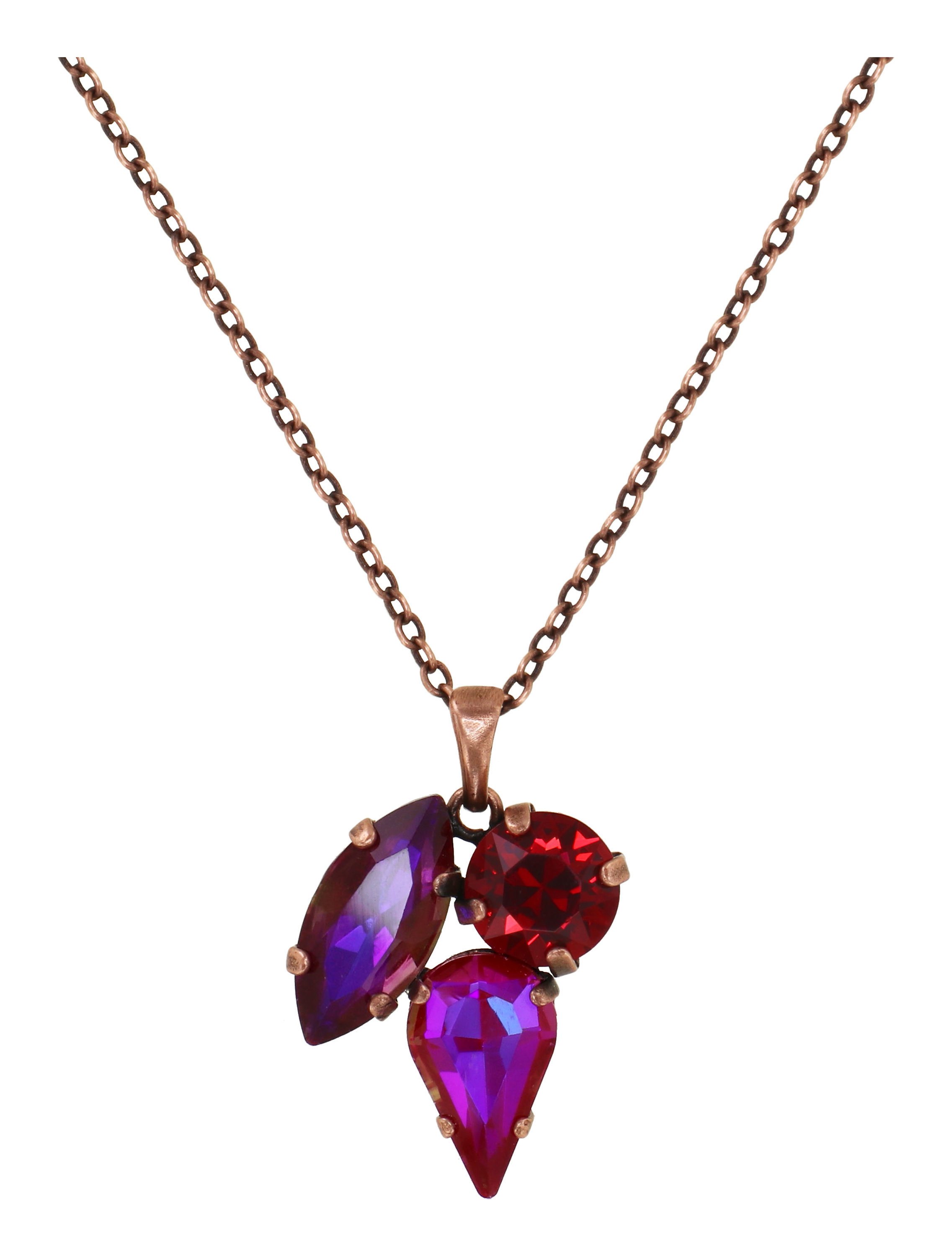 image pour Collier pendant Ballroom Rouge / Rose  