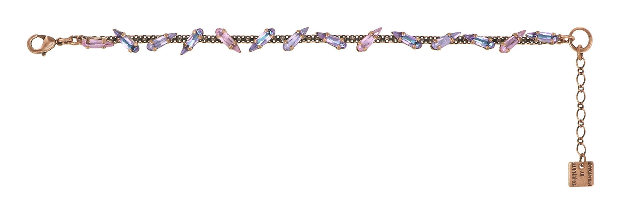 image for Bracelet Jumping Drops Beige / Lila  