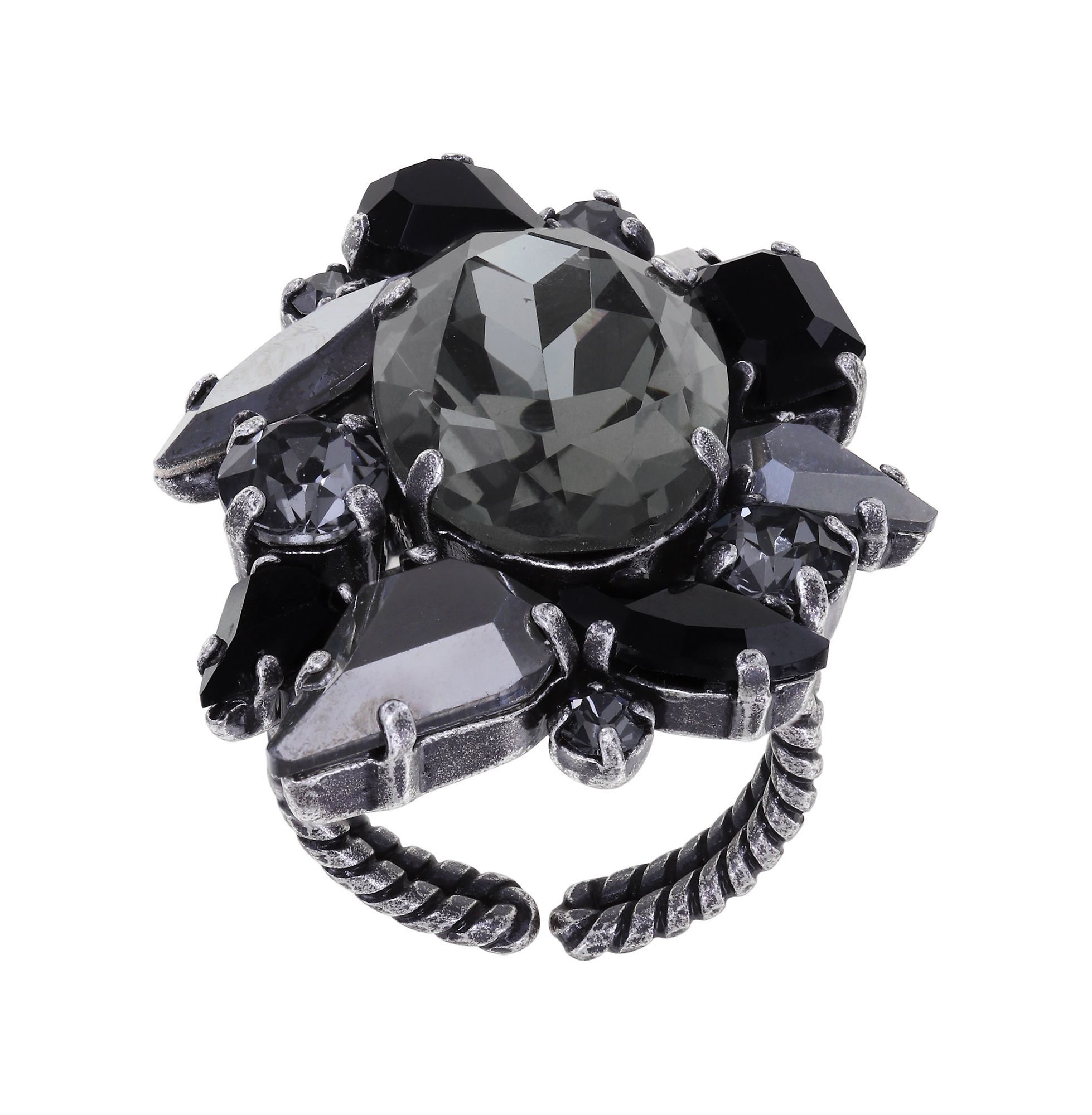 Bild für Ring Love Letters Schwarz  