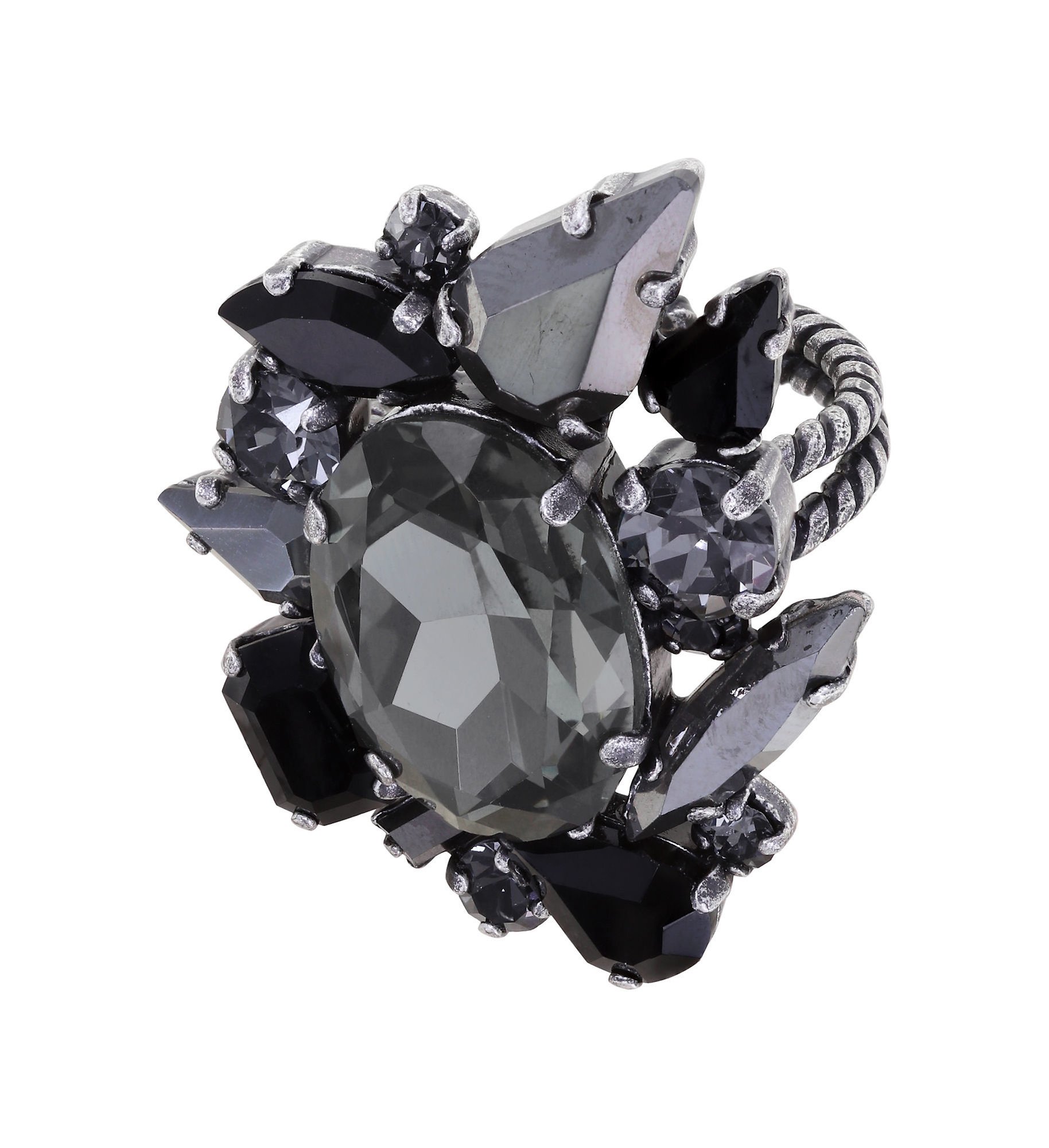 image for Ring Love Letters Black  