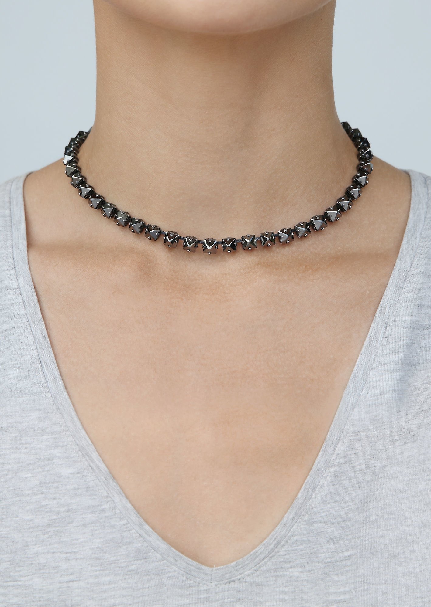 image pour Collier Punk Classics Noir  size S