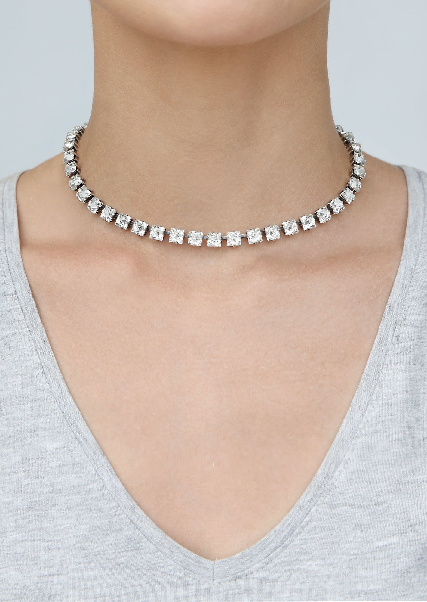 image for Necklace Punk Classics White  size S