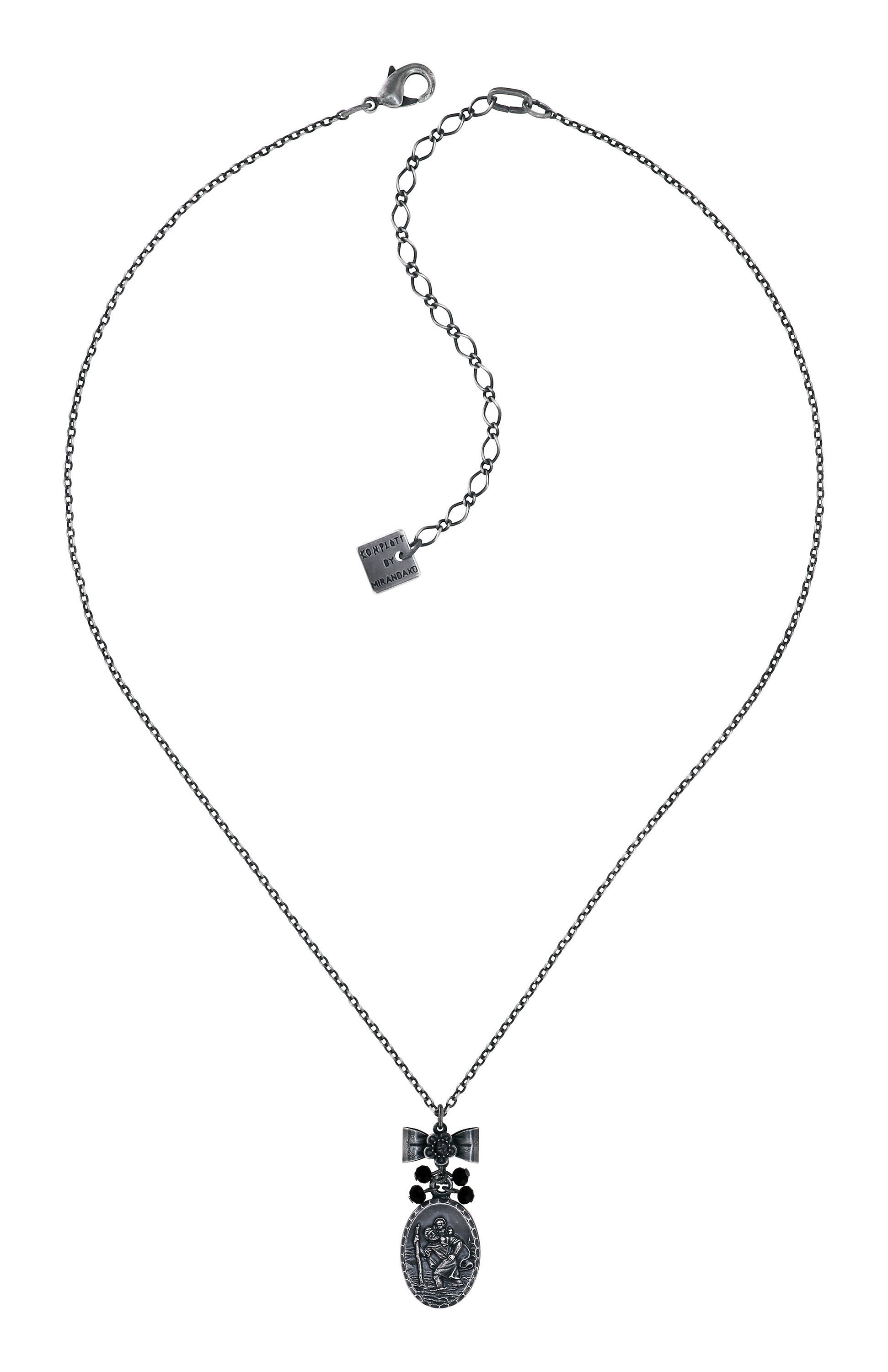 image pour Collier pendant Love, Hope and Destiny Noir  