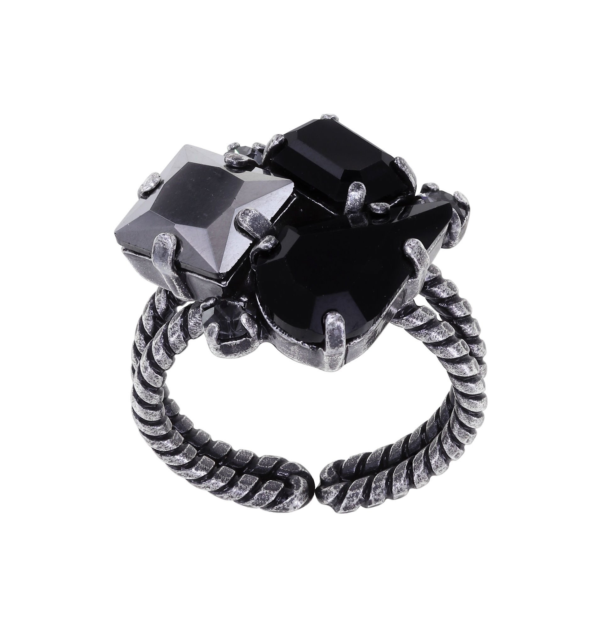 image for Ring Love Letters Black  