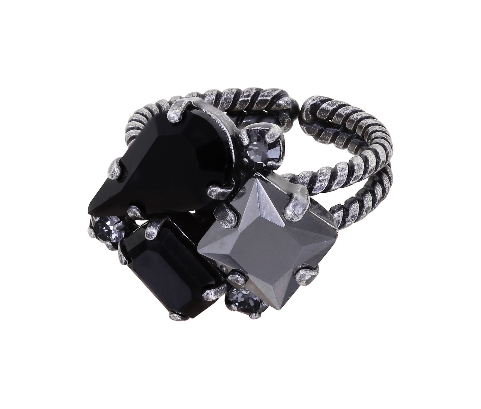 Bild für Ring Love Letters Schwarz  