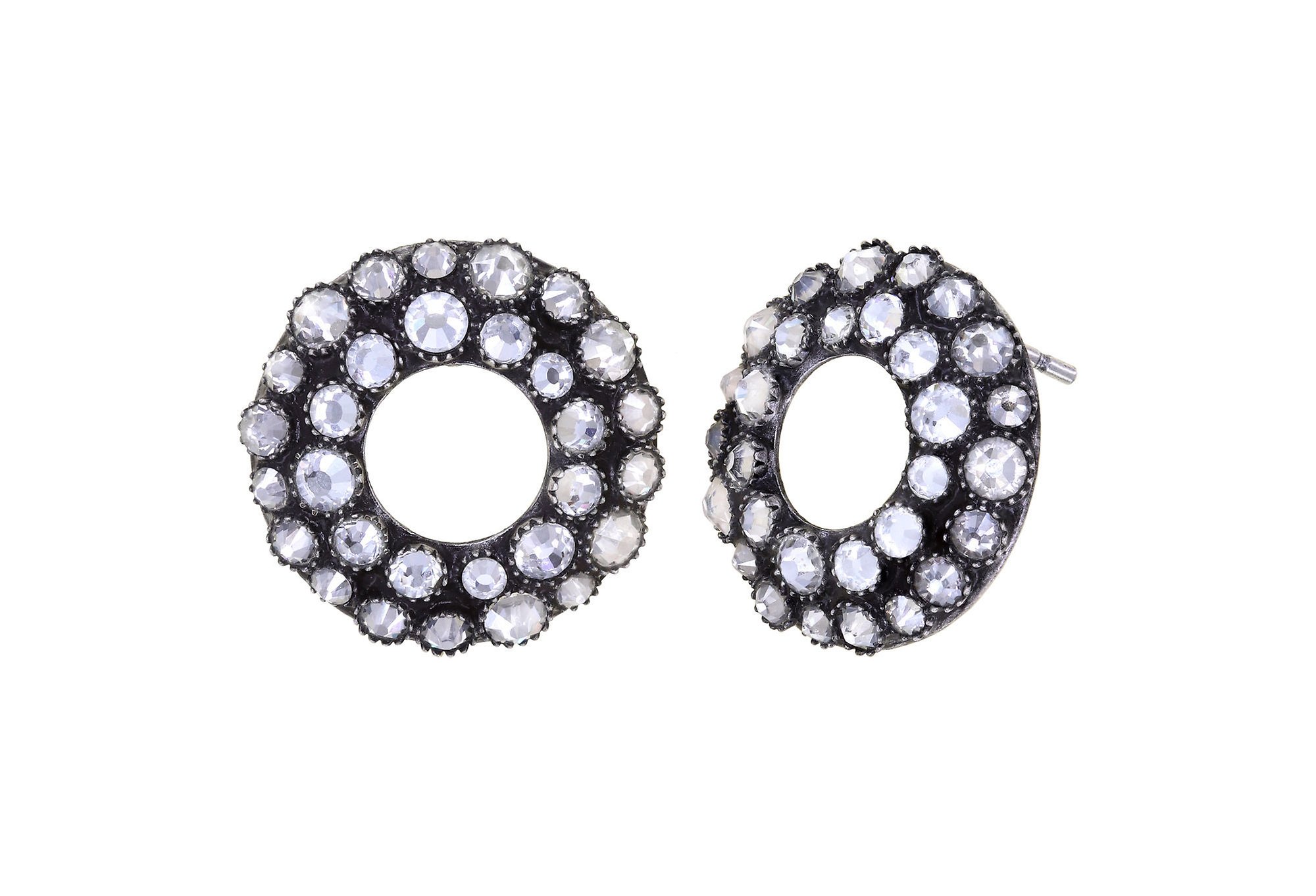 image for Earring Stud Inside Out White  