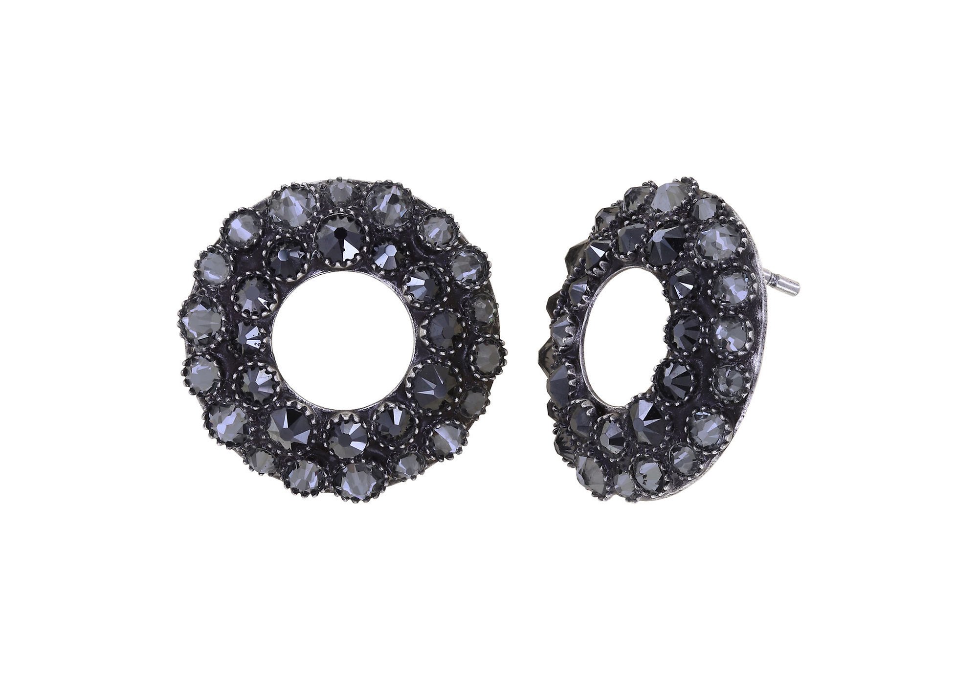 image pour Clou d'oreille Inside Out Noir  size XS