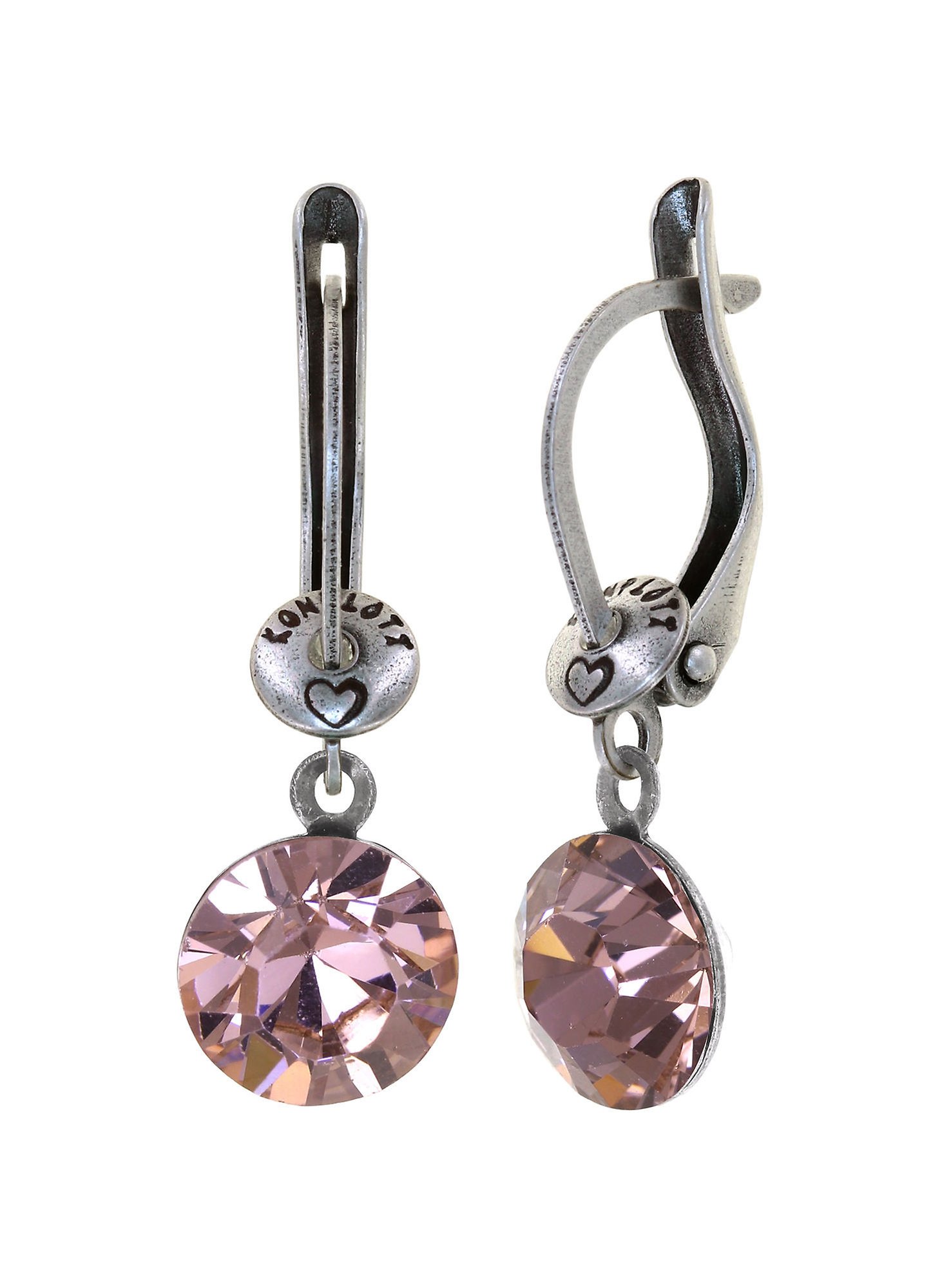 Bild für Ohrringe baumelnd Black Jack Pink Vintage Rosa SS 39