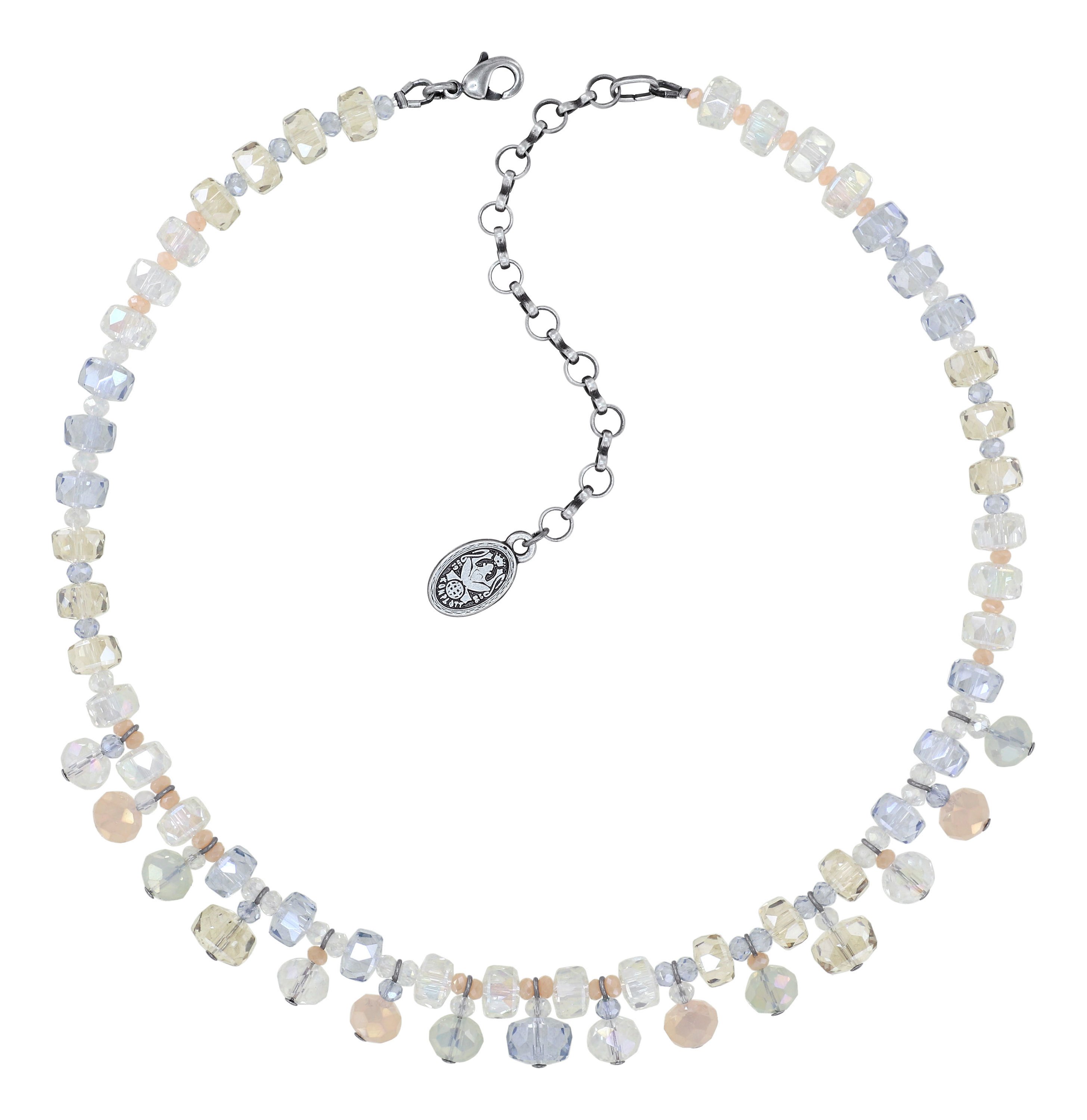 image pour Collier Bead Snake Jelly Blanc  