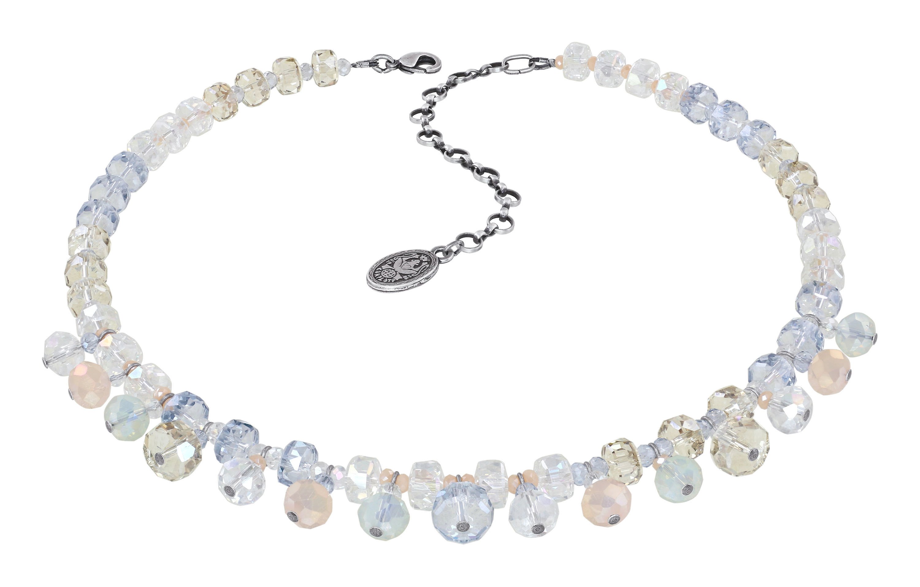 image pour Collier Bead Snake Jelly Blanc  