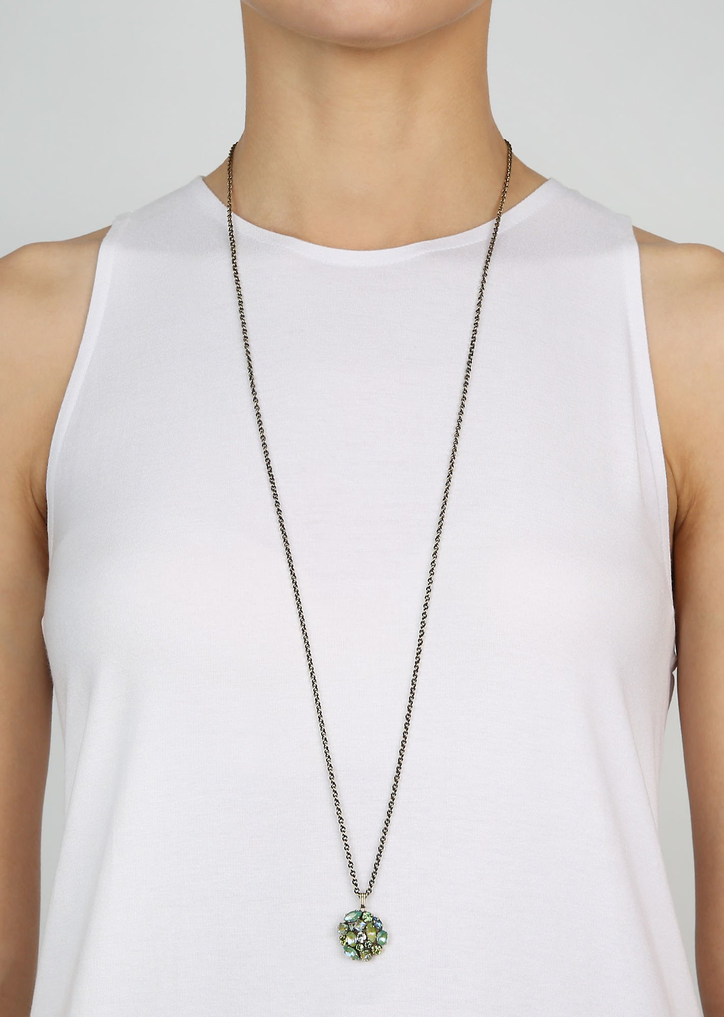 Kép Necklace pendant (long) Ballroom Green  size S
