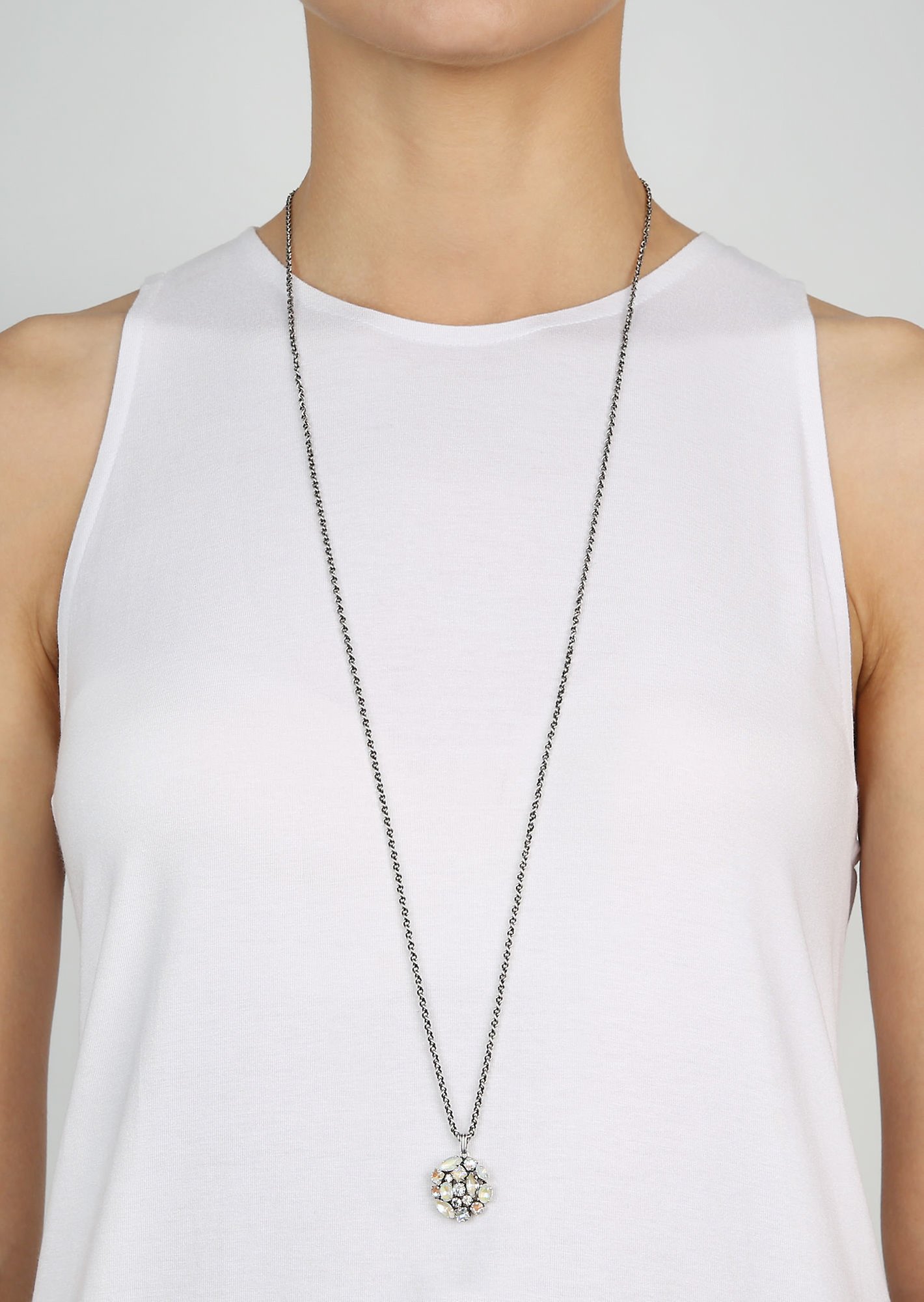 Kép Necklace pendant (long) Ballroom White  size S