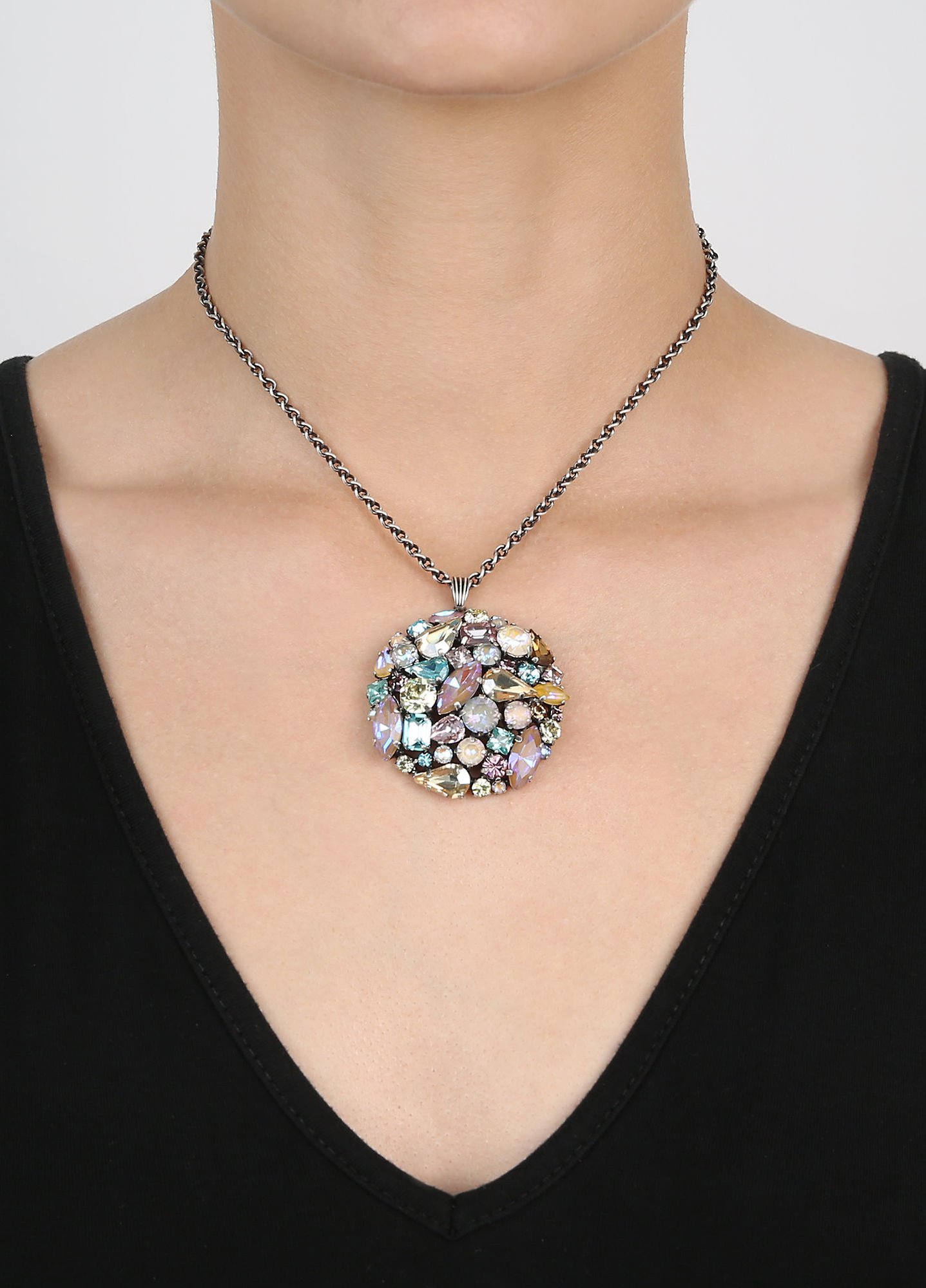 image pour Collier pendant Ballroom Multi Pastel  size L