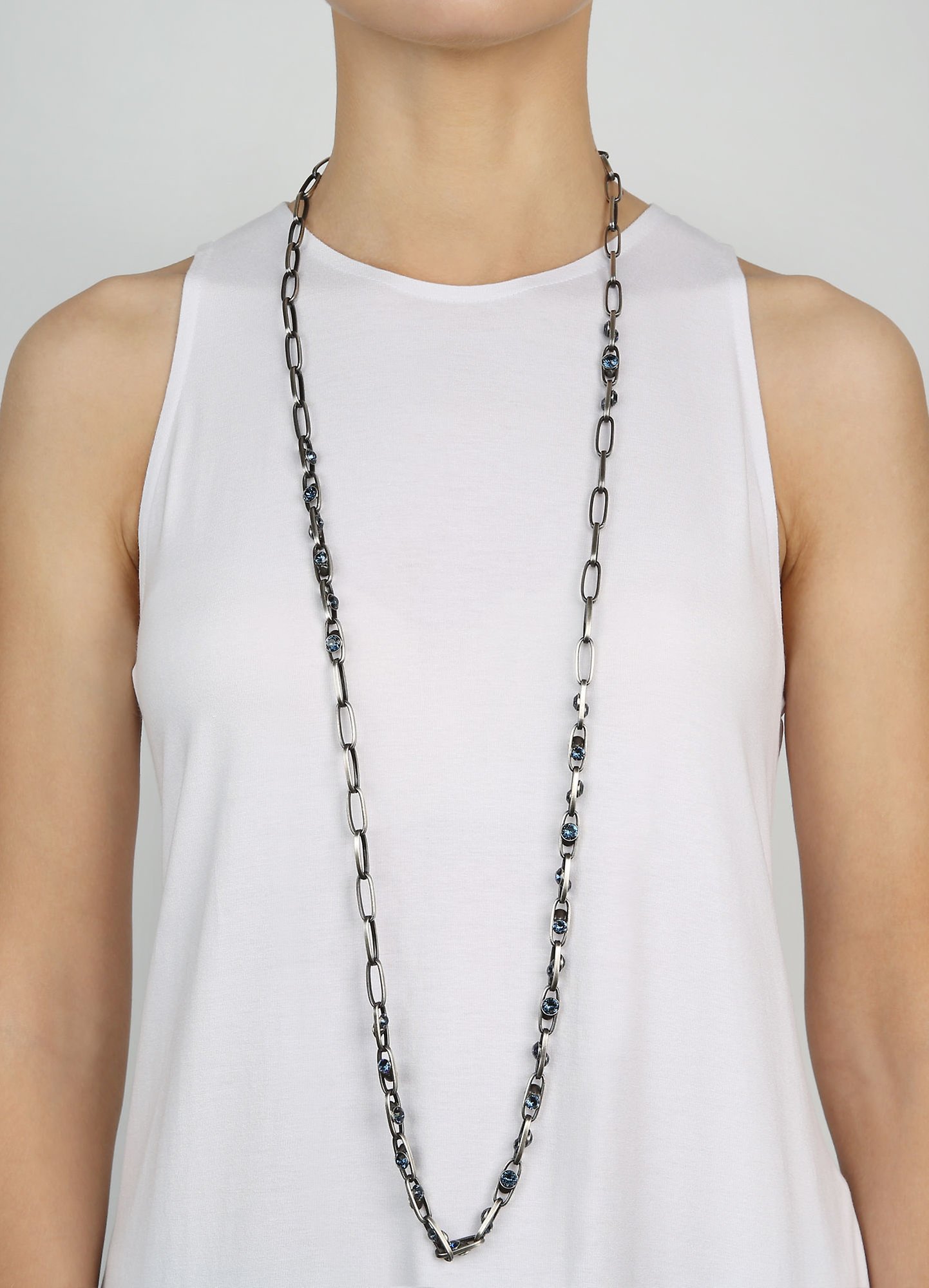 image for Necklace (Long) Glam Rock Blue  