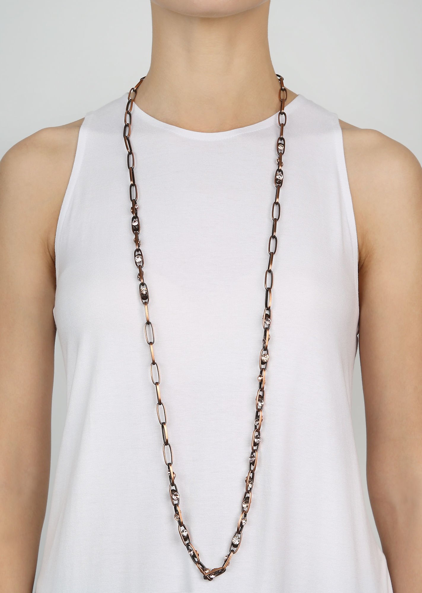 image for Necklace (Long) Glam Rock Beige  