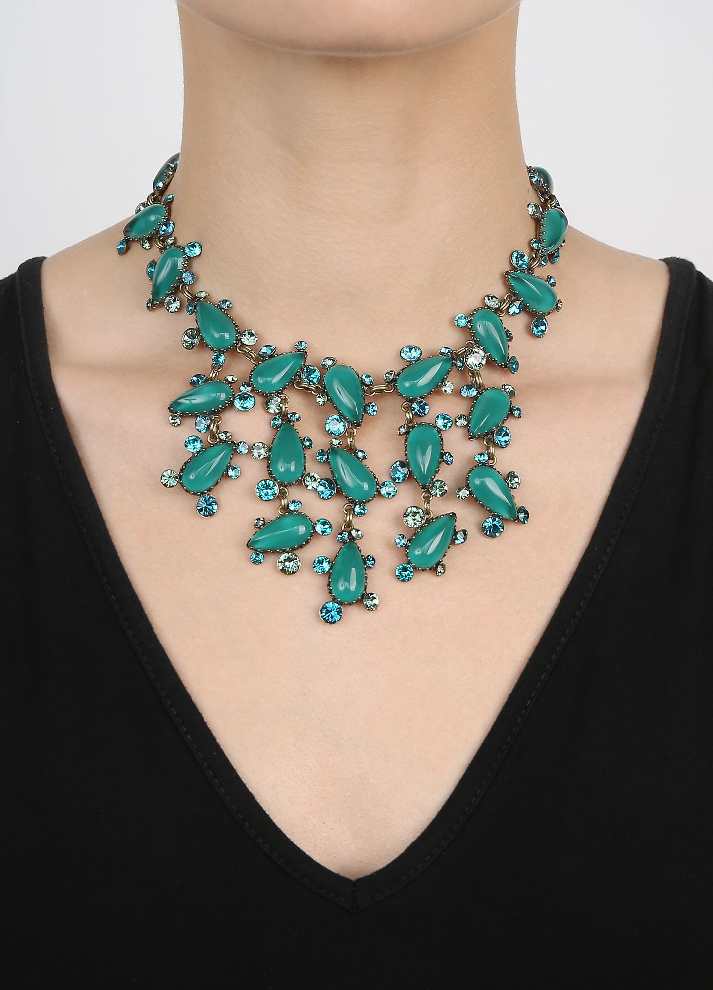 image for Necklace collier Gorgeous Green  
