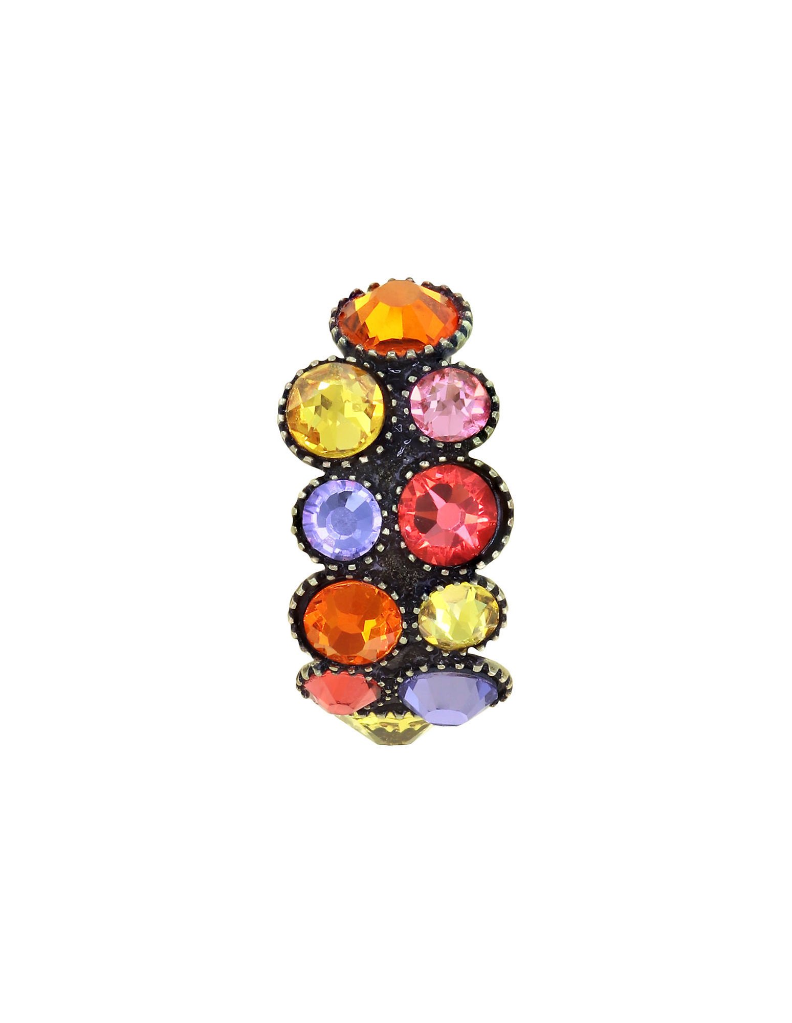 image for Ear Cuff Water Cascade Orange / Lila  