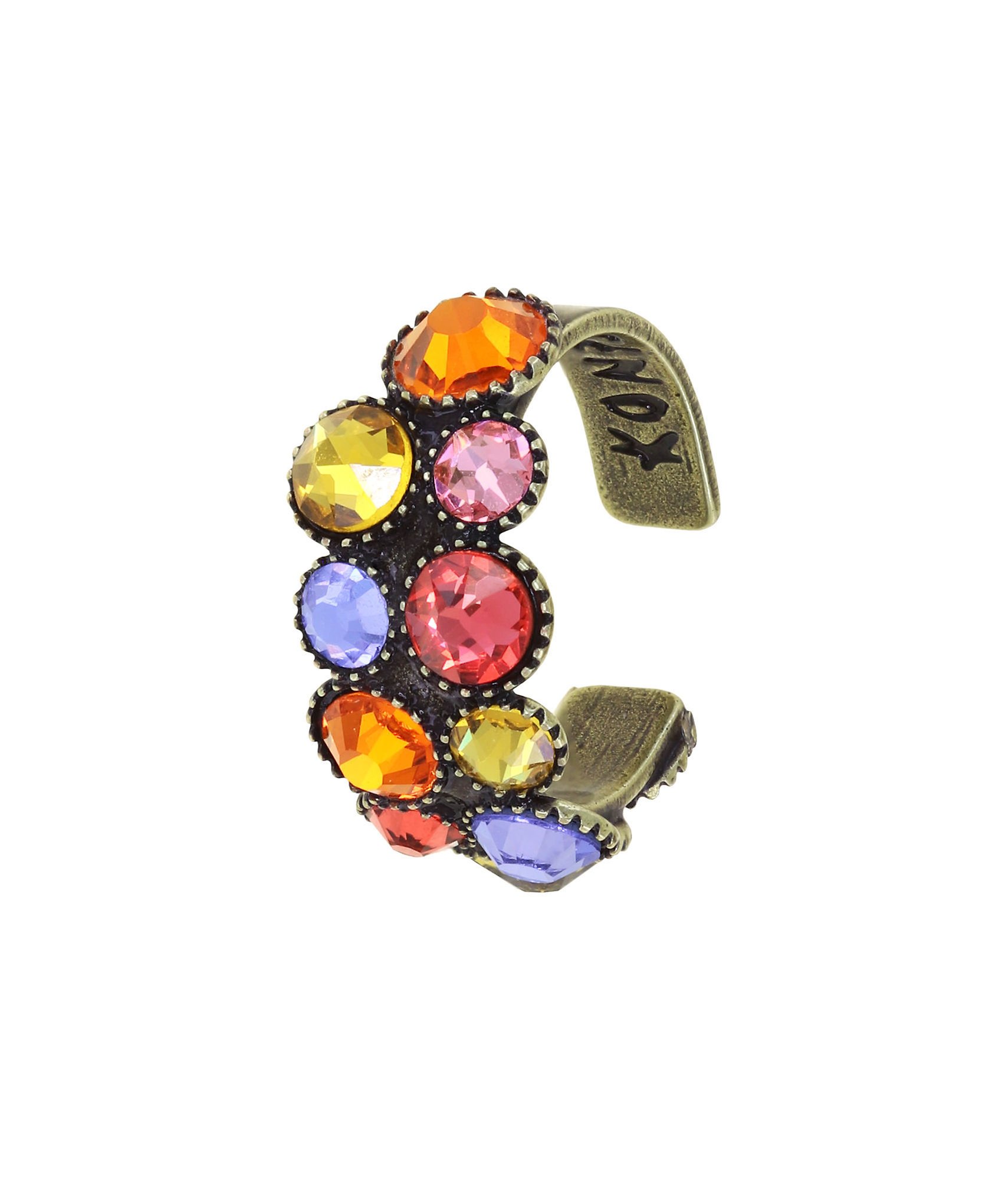 image for Ear Cuff Water Cascade Orange / Lila  